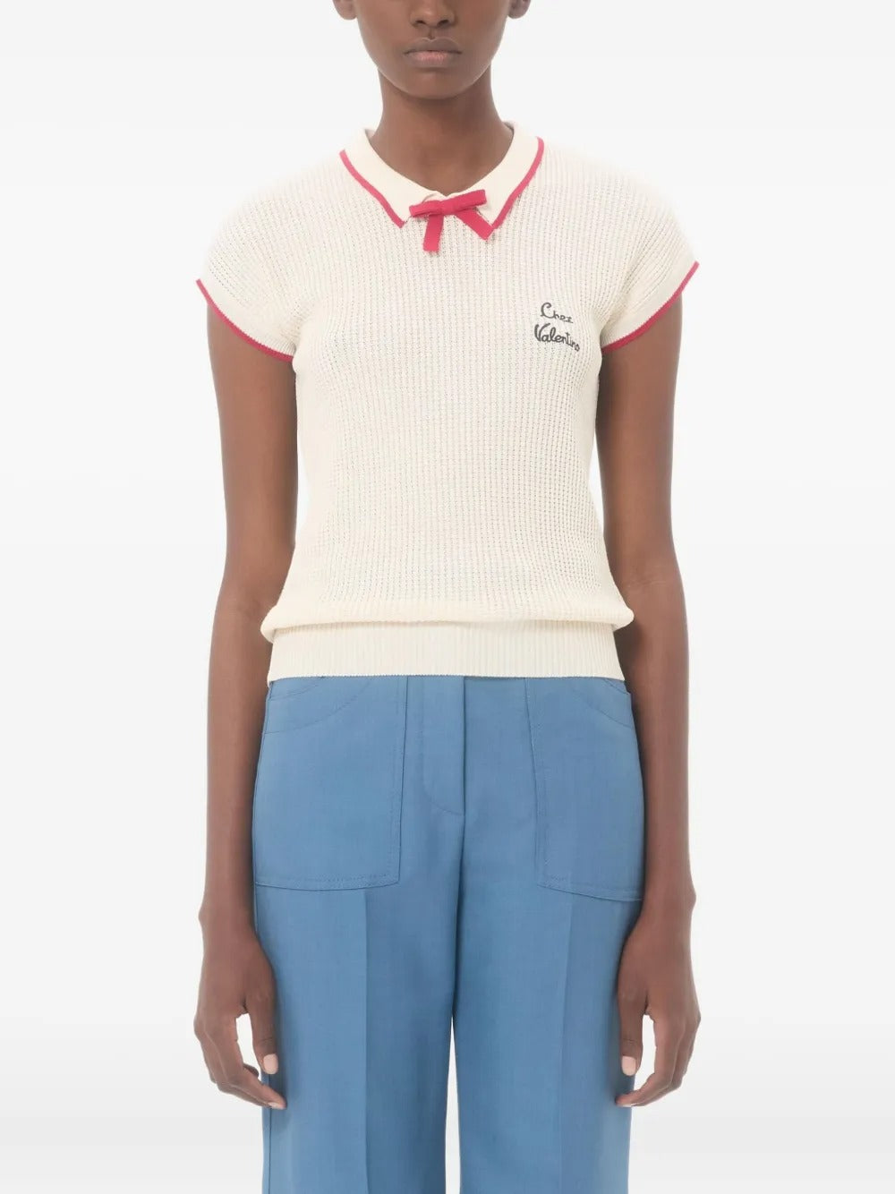 Valentino Garavani Women Chez Valentino Cotton Top