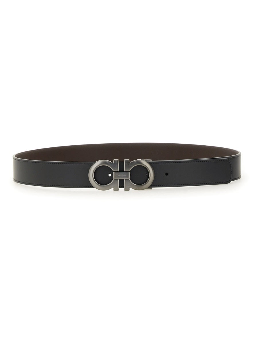 Ferragamo Men Cintura Reversibile Gancini FERRAGAMO