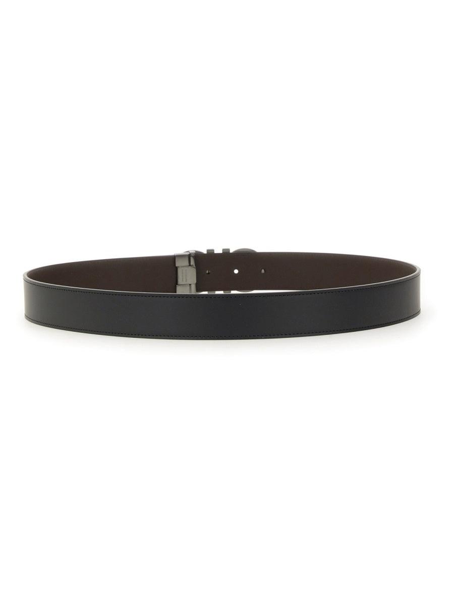 Ferragamo Men Cintura Reversibile Gancini FERRAGAMO