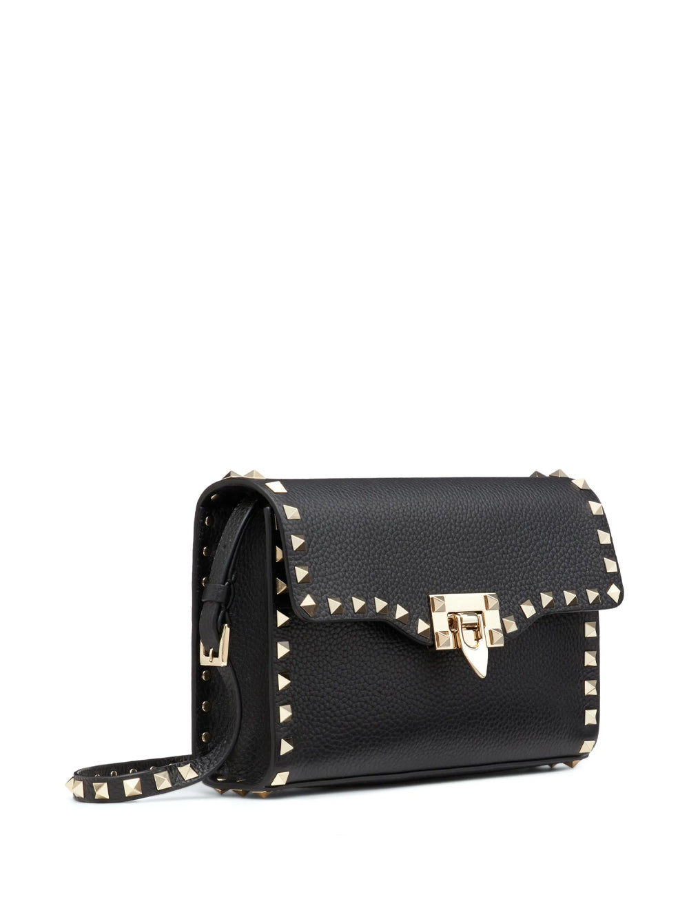 Valentino Garavani Women Rockstud Small Garnet Calfskin Crossbody Bag VALENTINO GARAVANI
