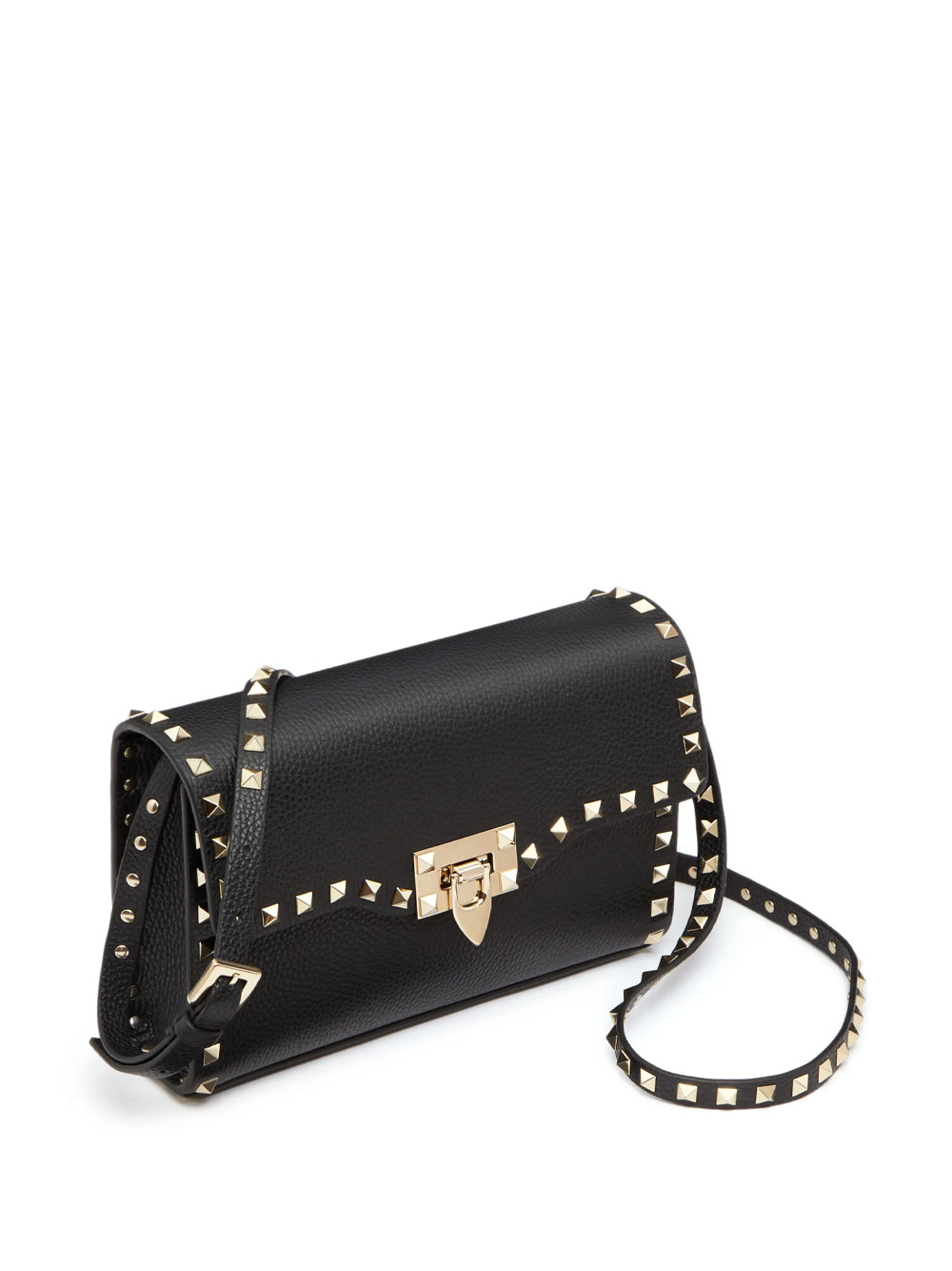 Valentino Garavani Women Rockstud Small Garnet Calfskin Crossbody Bag VALENTINO GARAVANI