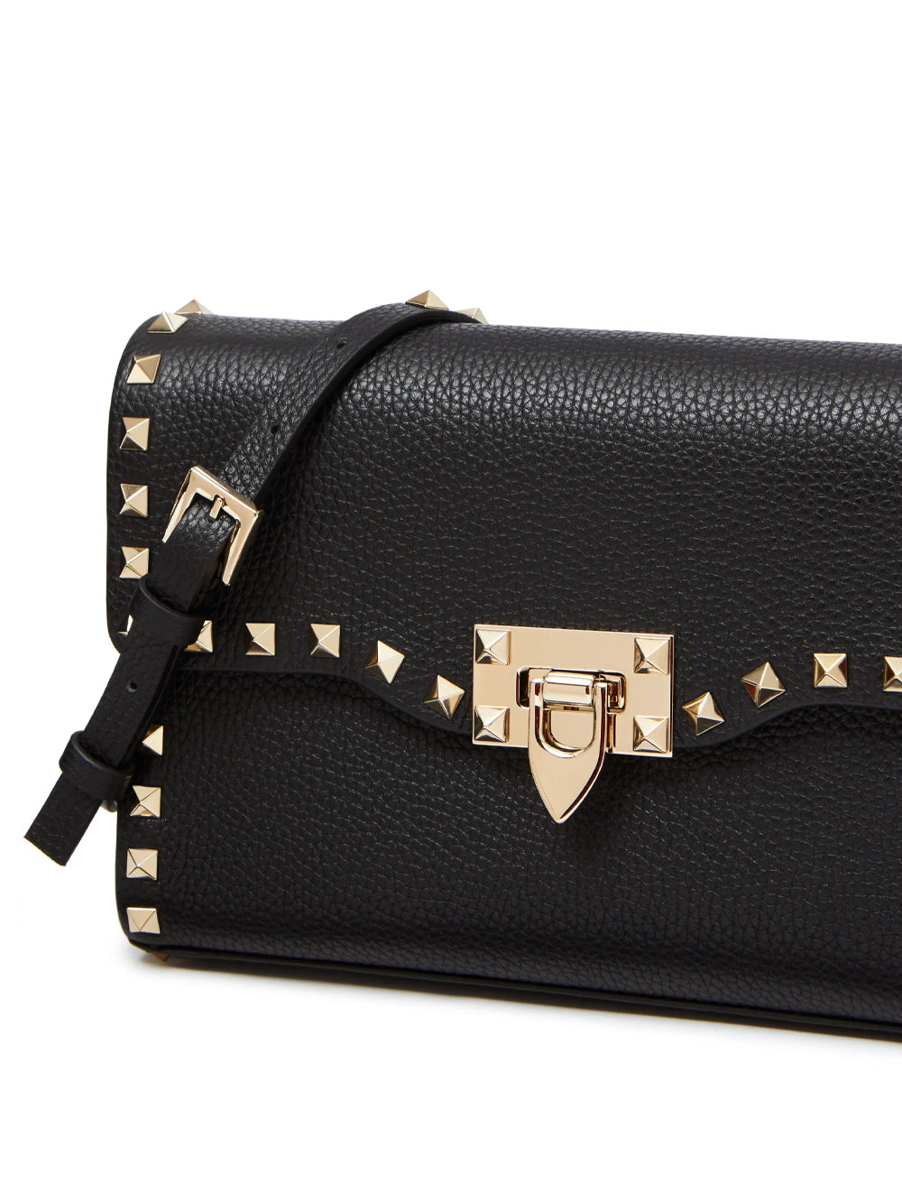 Valentino Garavani Women Rockstud Small Garnet Calfskin Crossbody Bag VALENTINO GARAVANI