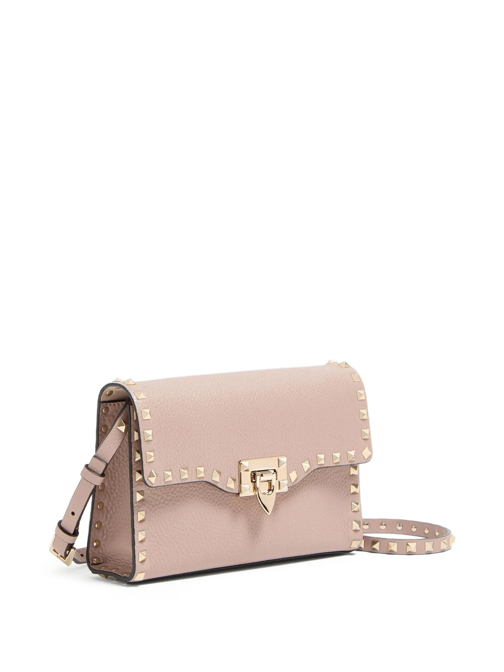 Valentino Garavani Women Rockstud Small Garnet Calfskin Crossbody Bag VALENTINO GARAVANI