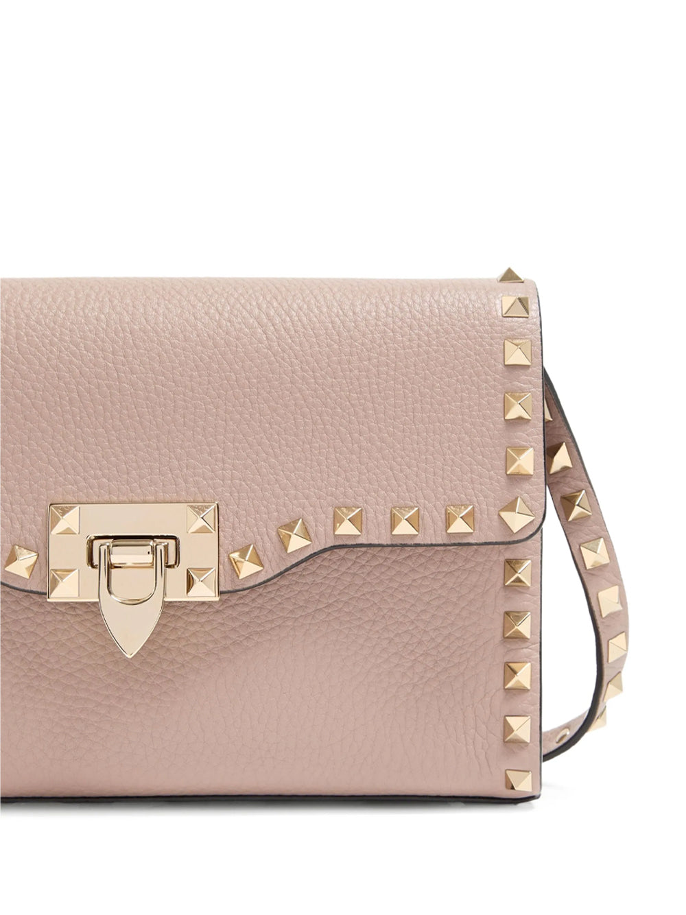 Valentino Garavani Women Rockstud Small Garnet Calfskin Crossbody Bag VALENTINO GARAVANI