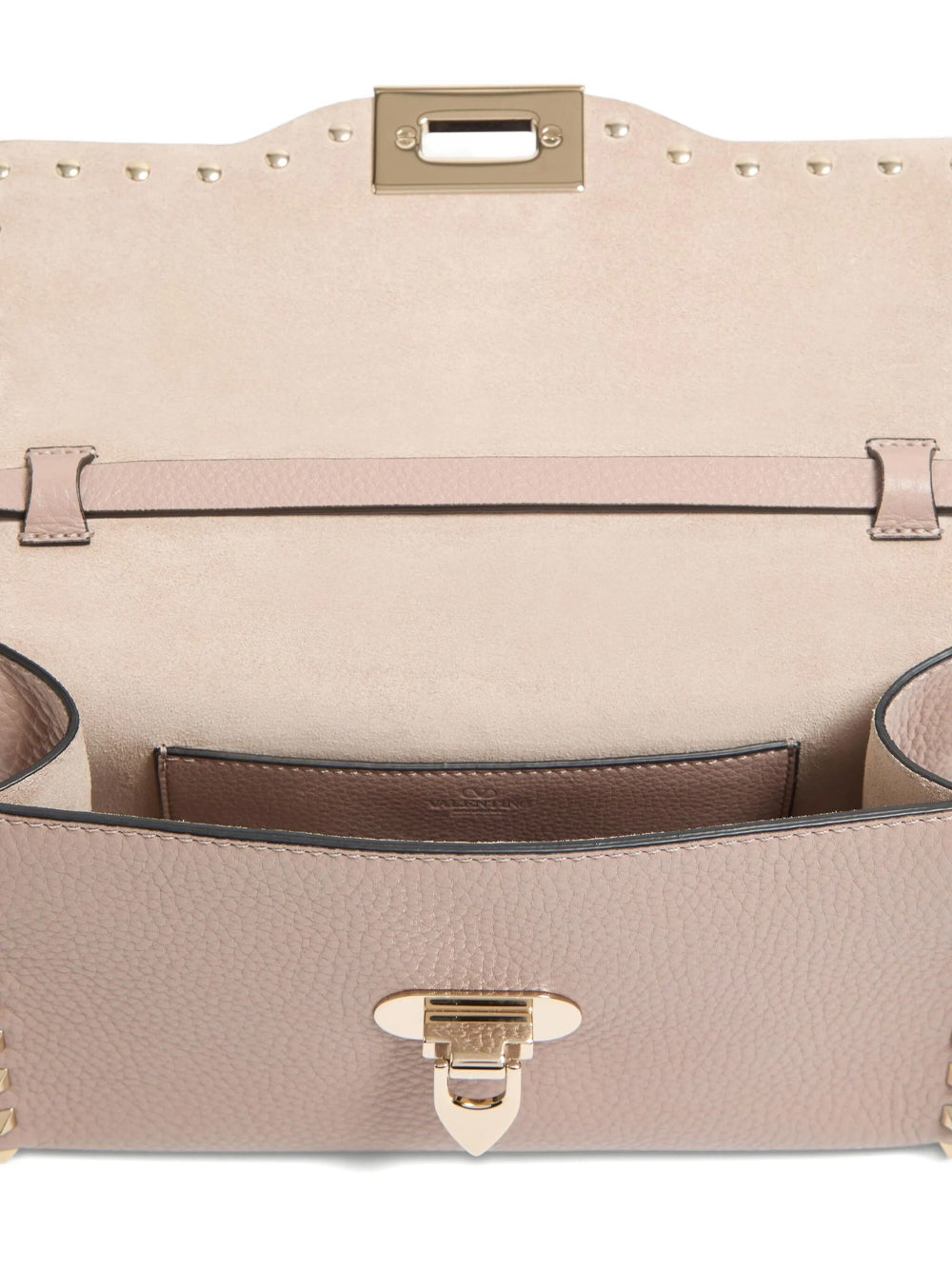 Valentino Garavani Women Rockstud Small Garnet Calfskin Crossbody Bag VALENTINO GARAVANI