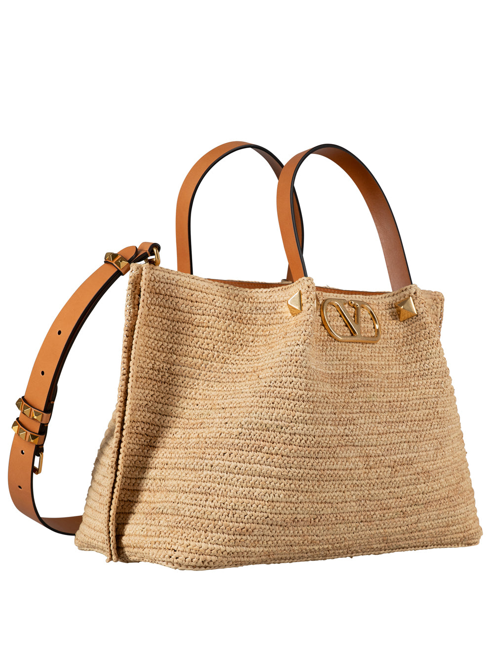 Valentino Garavani Women Medium Raffia Handbag With Pouch VALENTINO GARAVANI