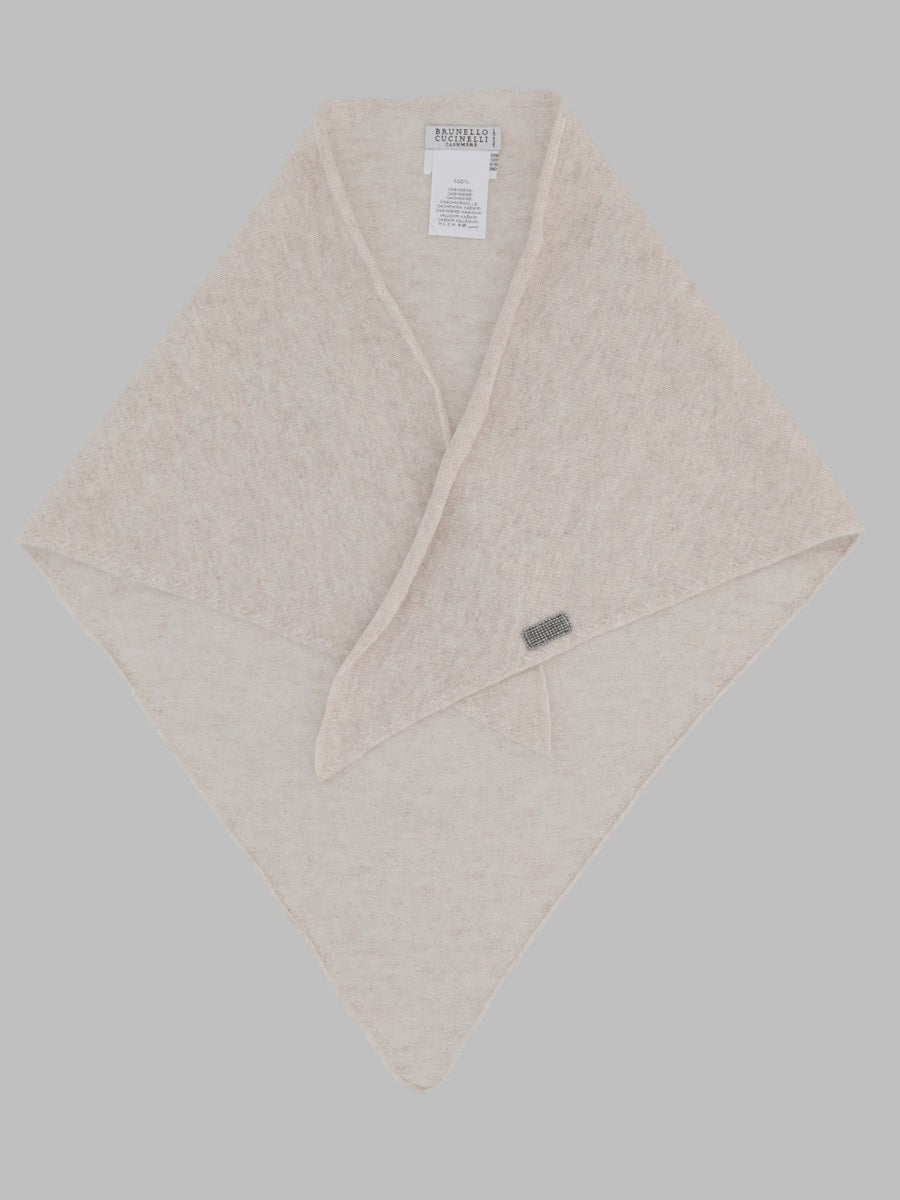 Brunello Cucinelli Women Foulard In Cashmere Con Monile BRUNELLO CUCINELLI