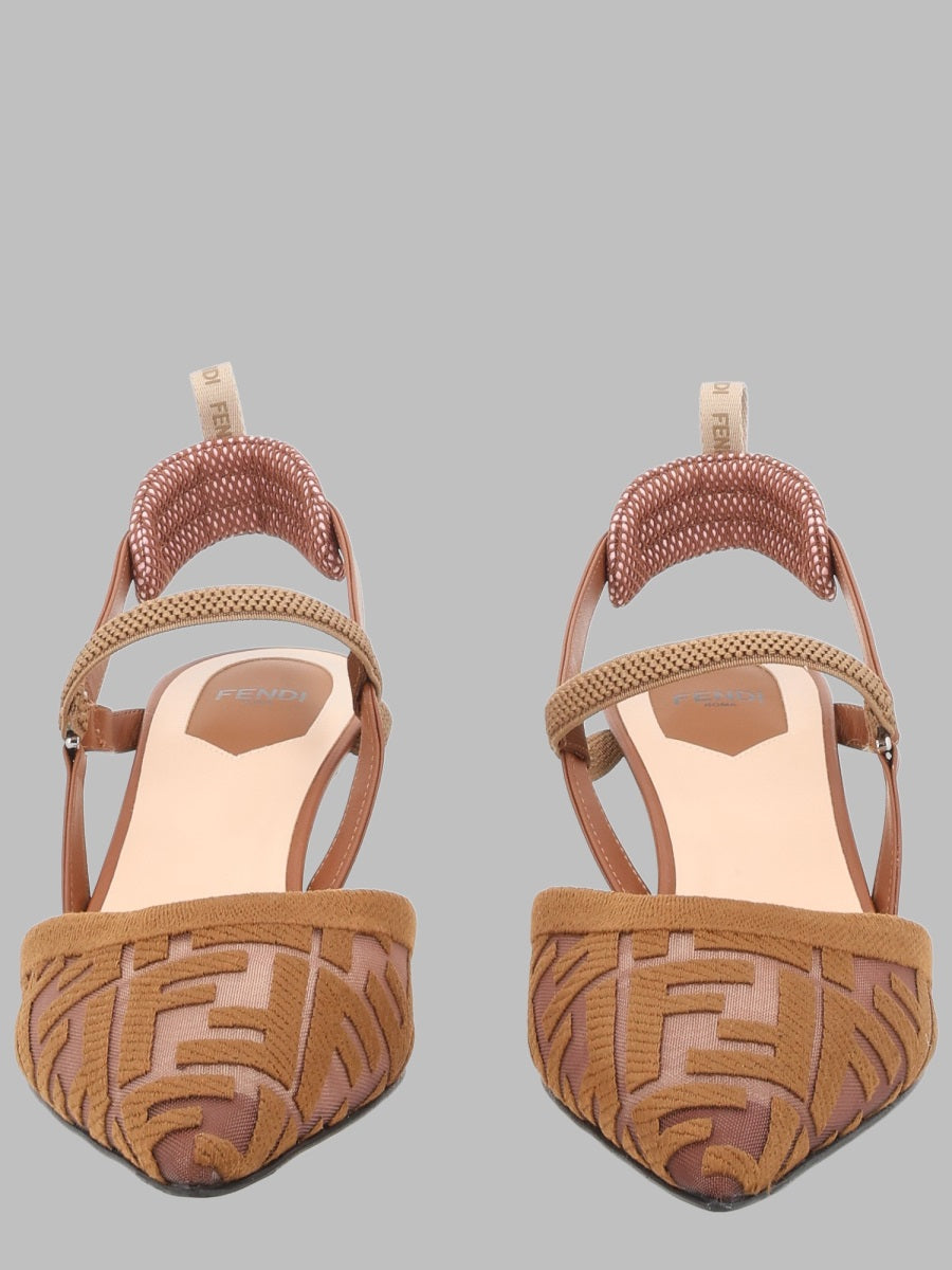 Fendi Women Slingback "Colibrì Lite" Con Tacco Medio FENDI