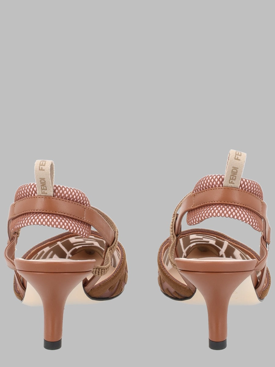 Fendi Women Slingback "Colibrì Lite" Con Tacco Medio FENDI