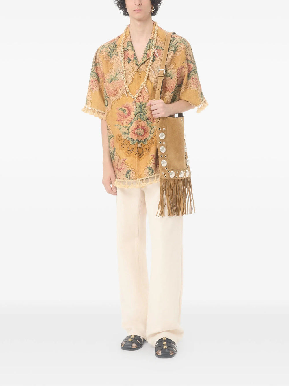 Valentino Garavani Men Valentino Loose Fit Denim Trousers VALENTINO GARAVANI