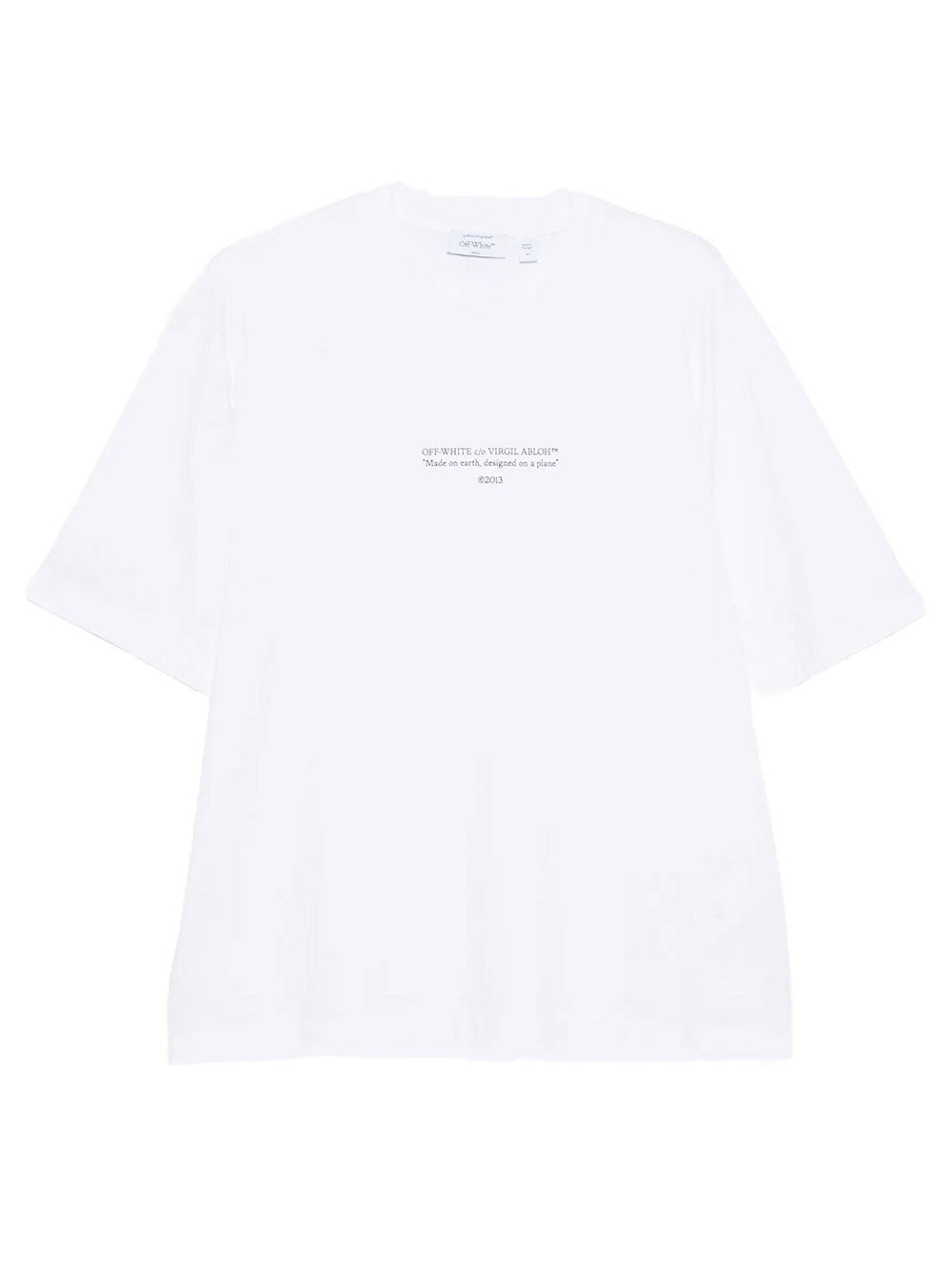 Off-White Men Statement Cotton Skate T-Shirt OFF-WHITE