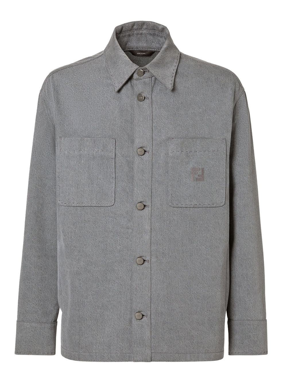 Fendi Men Go-To Faded Denim Jacket FENDI