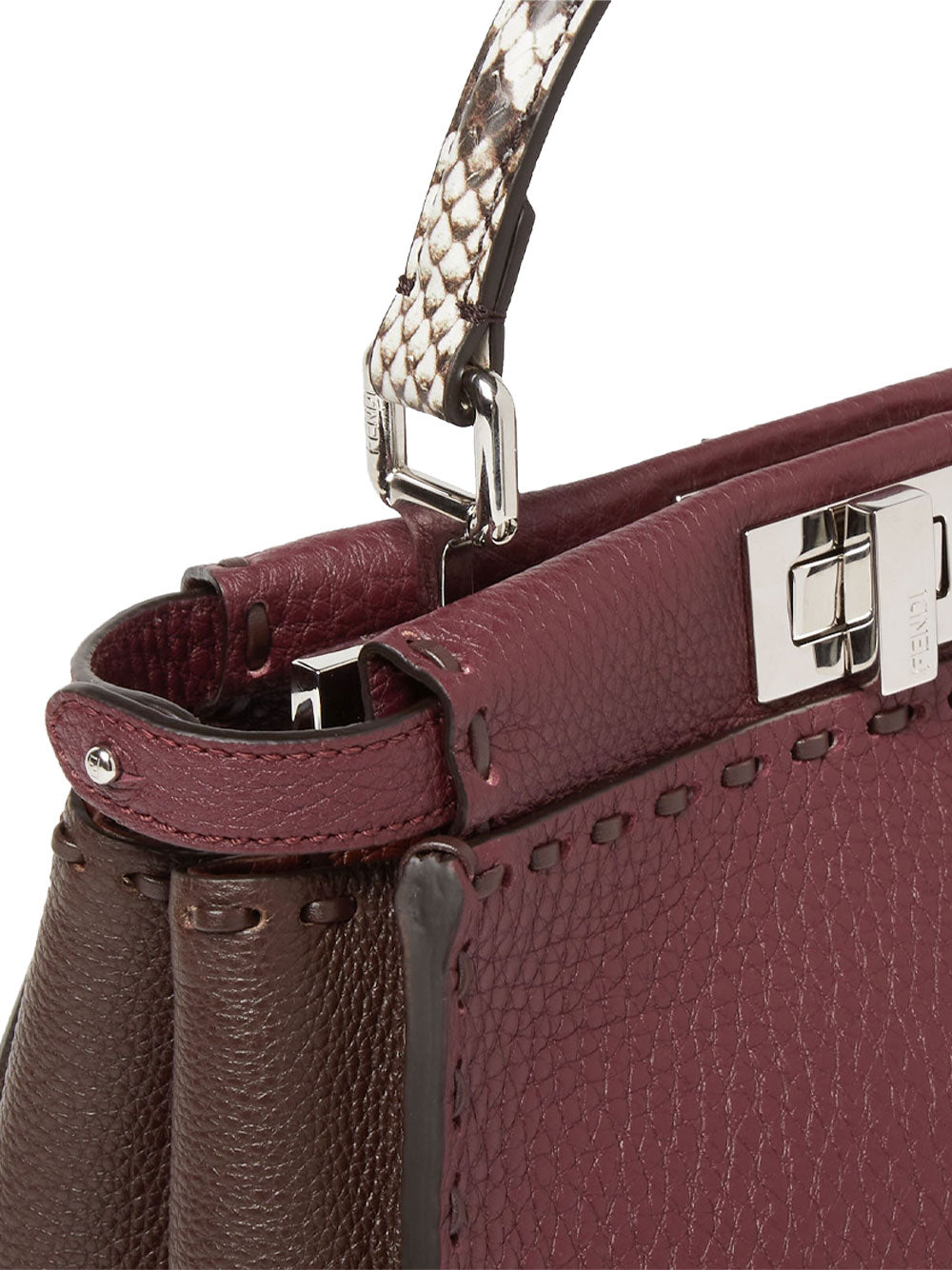 Fendi Women Two-Tone Peekaboo Mini Bag FENDI