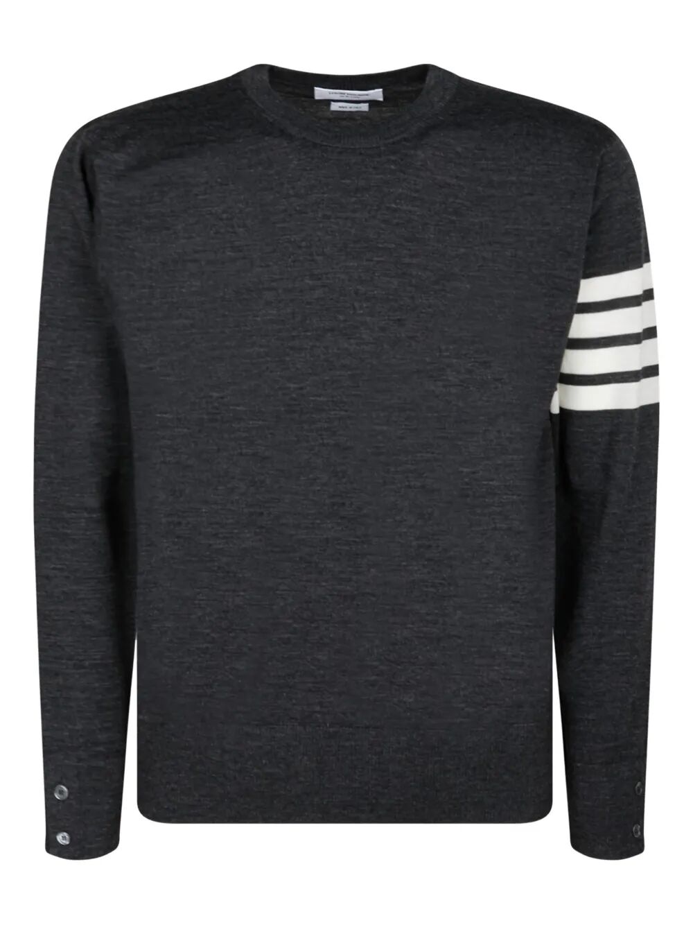 Thom Browne Men Wool 4-Bar Pullover THOM BROWNE