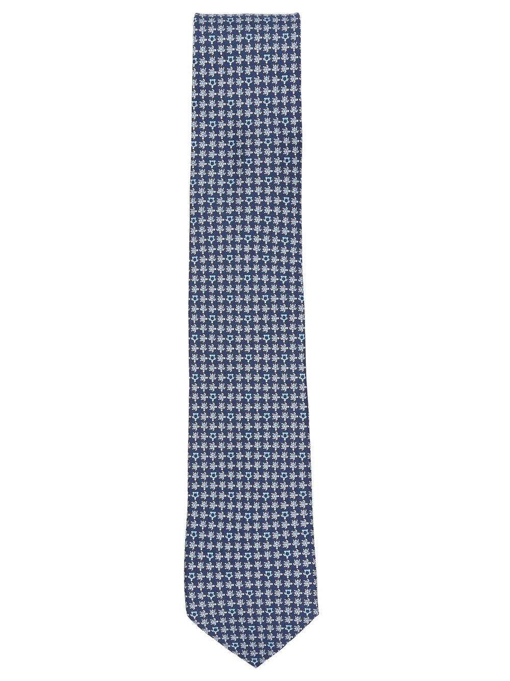 Ferragamo Men Tortoiseshell-Print Silk Tie FERRAGAMO