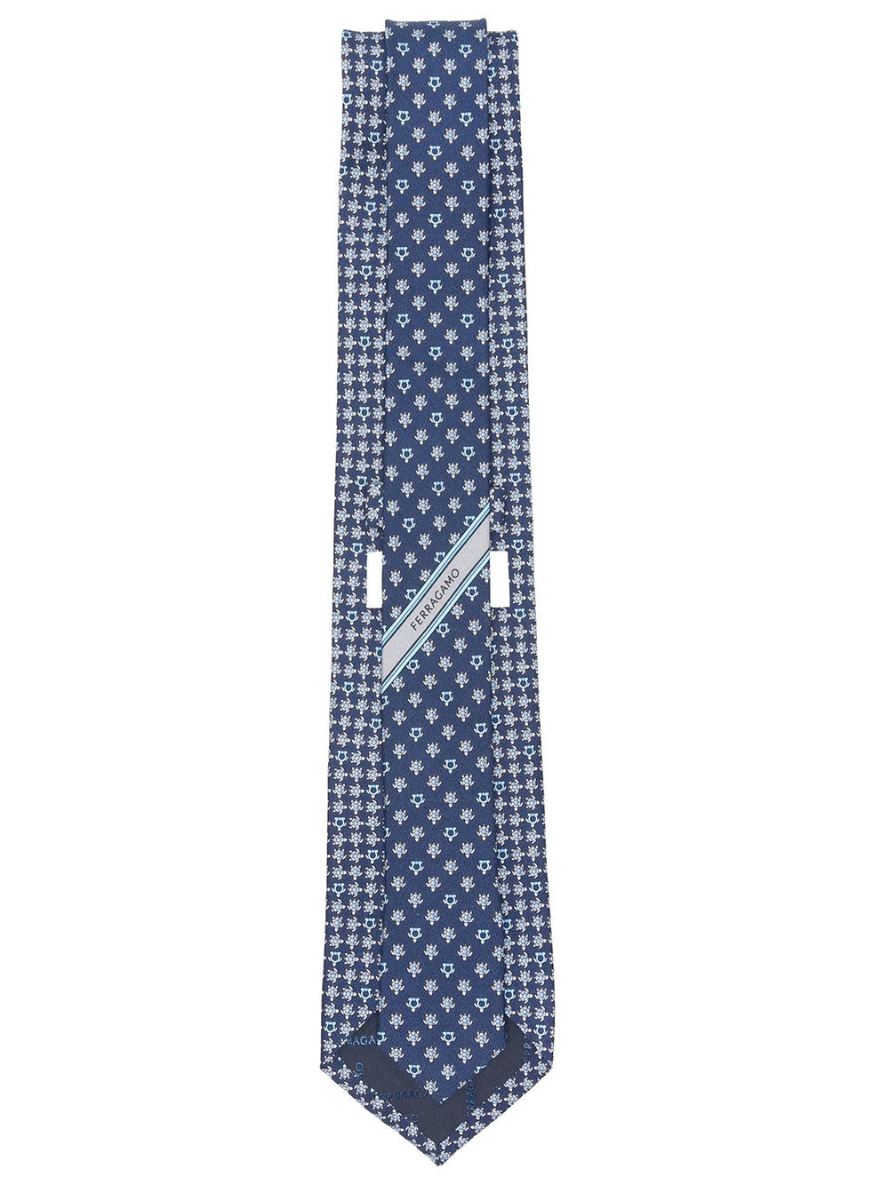Ferragamo Men Tortoiseshell-Print Silk Tie FERRAGAMO