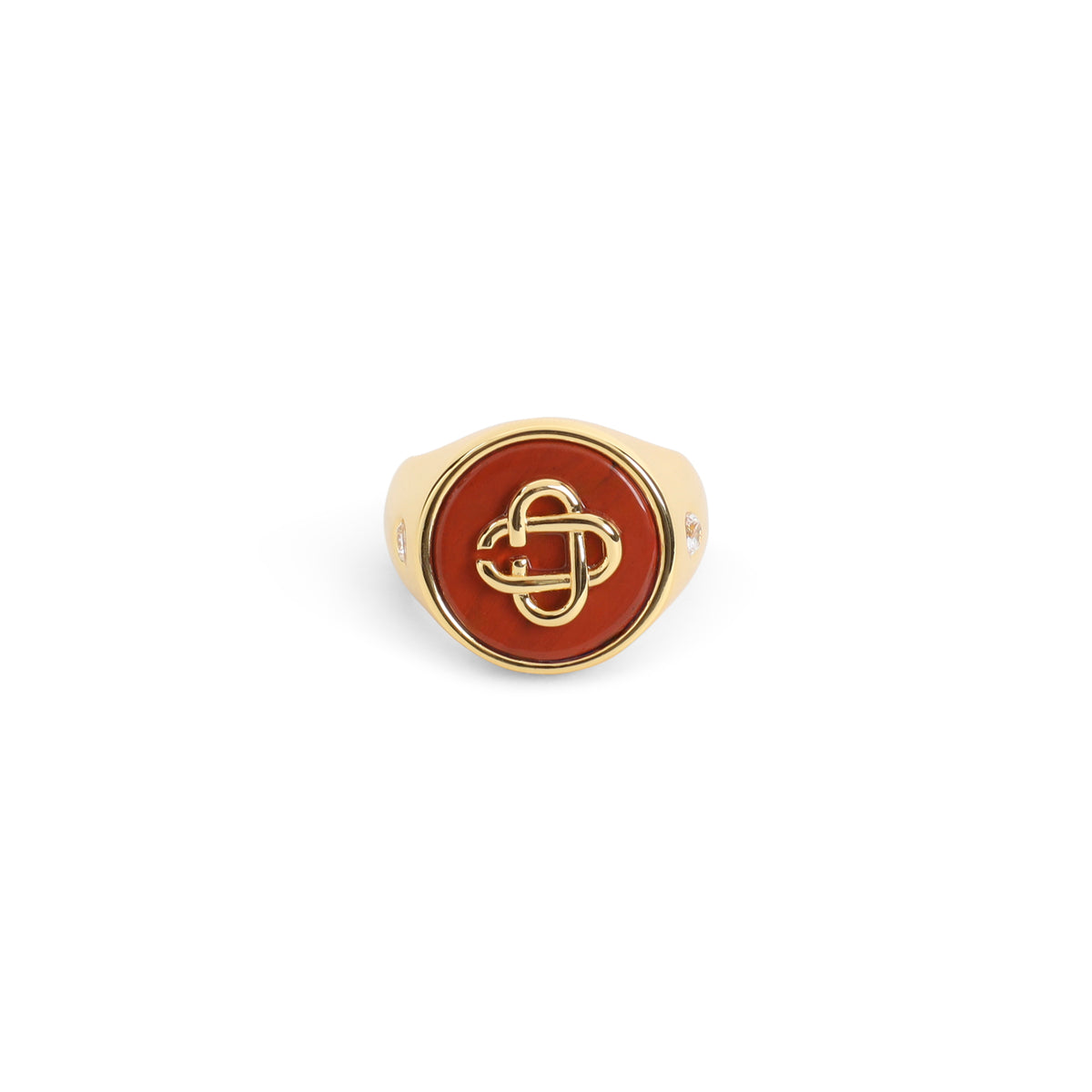 Casablanca Stone Signet Ring Men CASABLANCA
