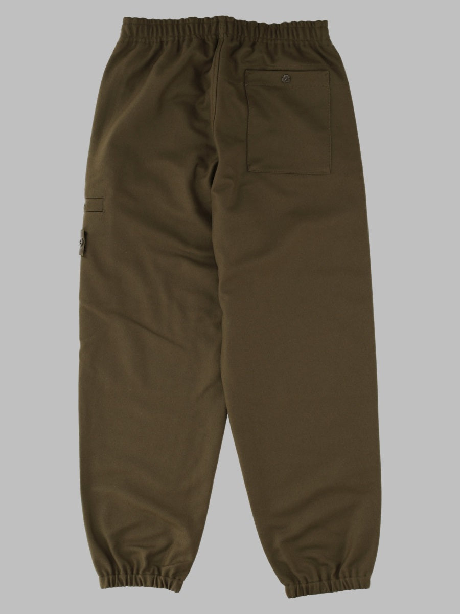 Stone Island Men Pantalone Jogger In Flanella Di Lana Cardata STONE ISLAND