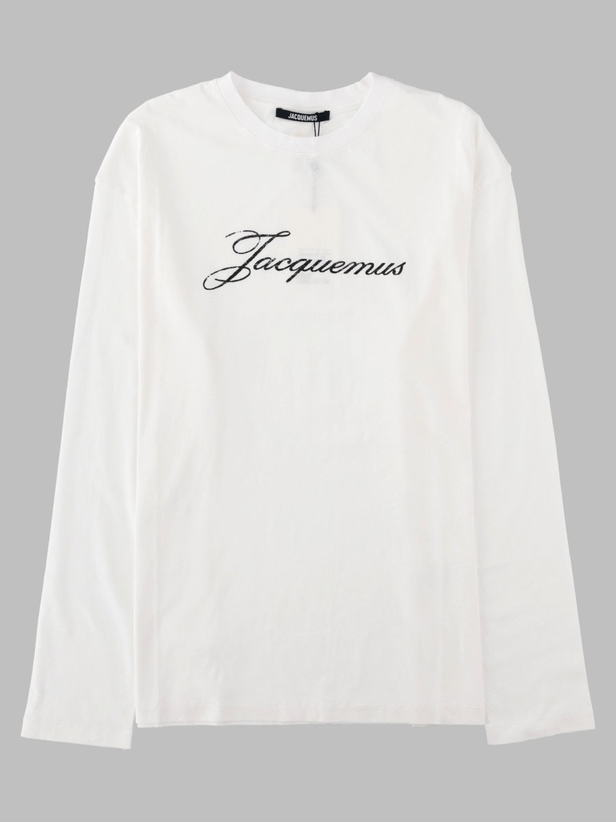 Jacquemus Women T-Shirt A Maniche Lunghe Con Logo Stampato JACQUEMUS