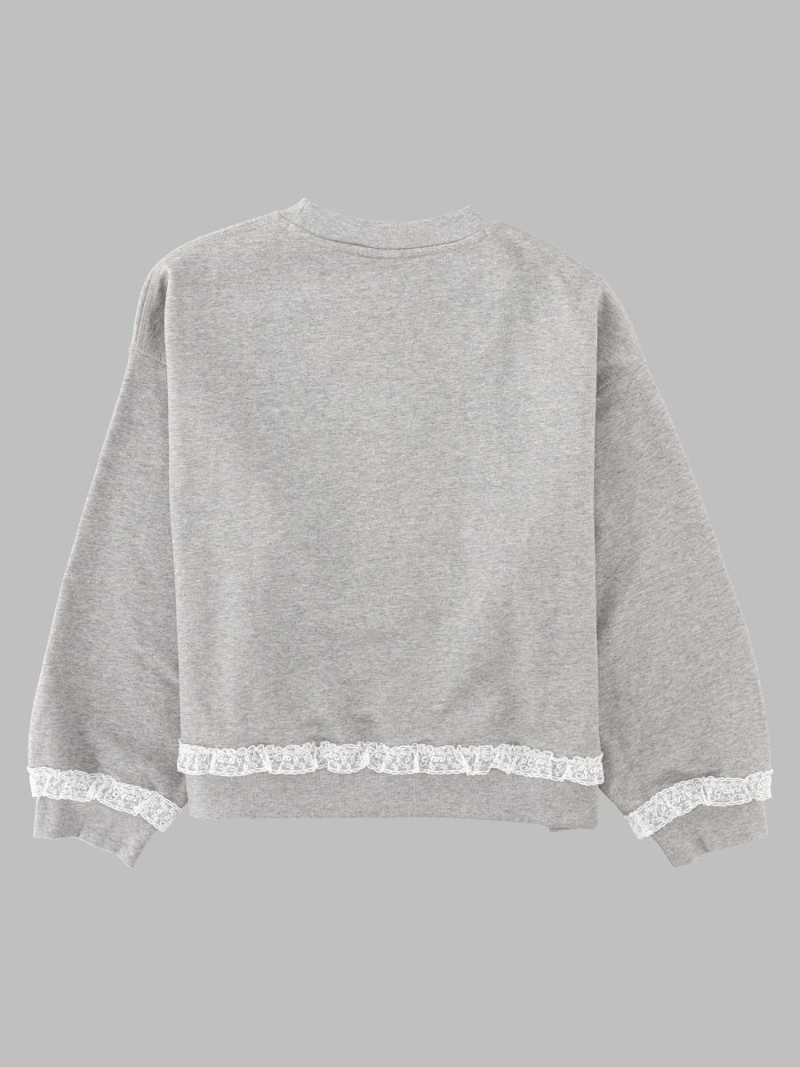 Ganni Women Felpa "Isoli" Con Patch Logo GANNI
