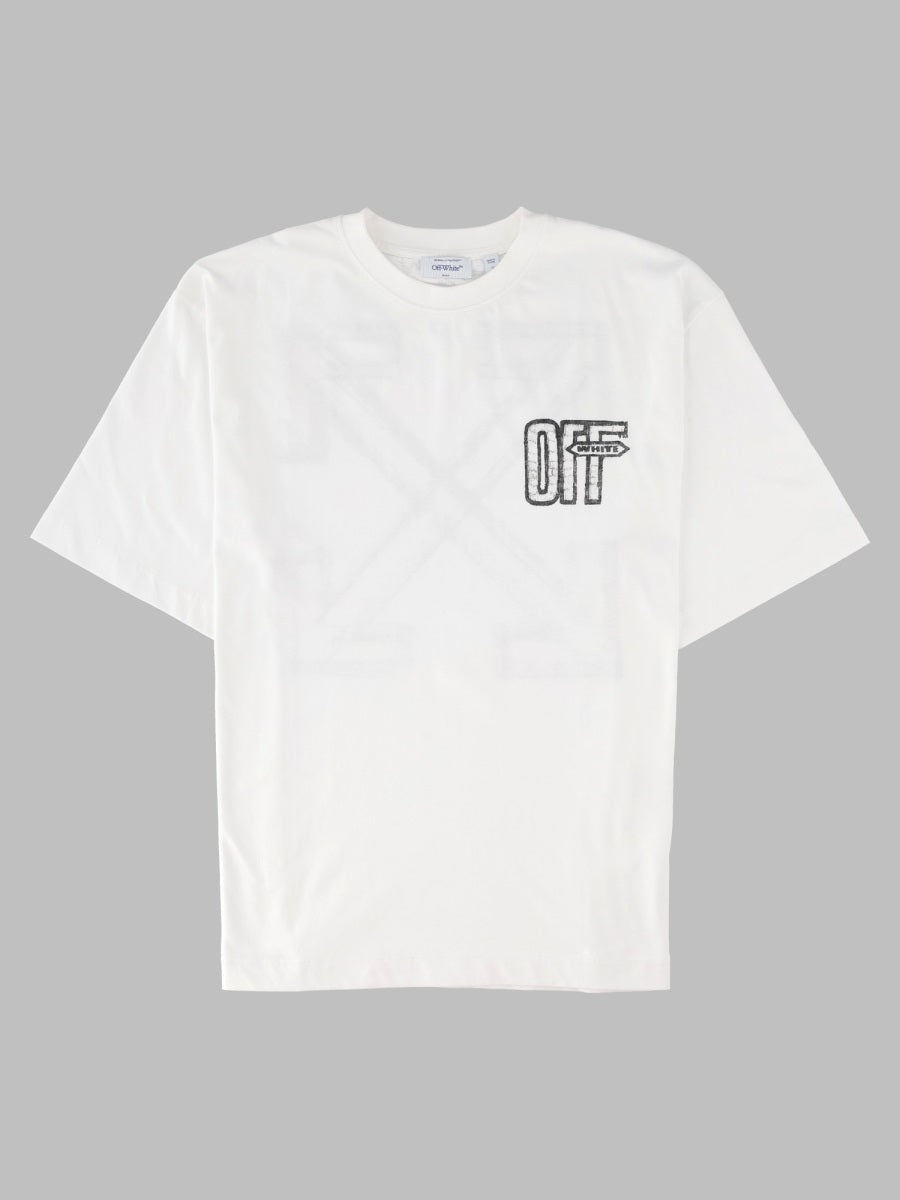 Off-White Men T-Shirt Con Logo OFF-WHITE