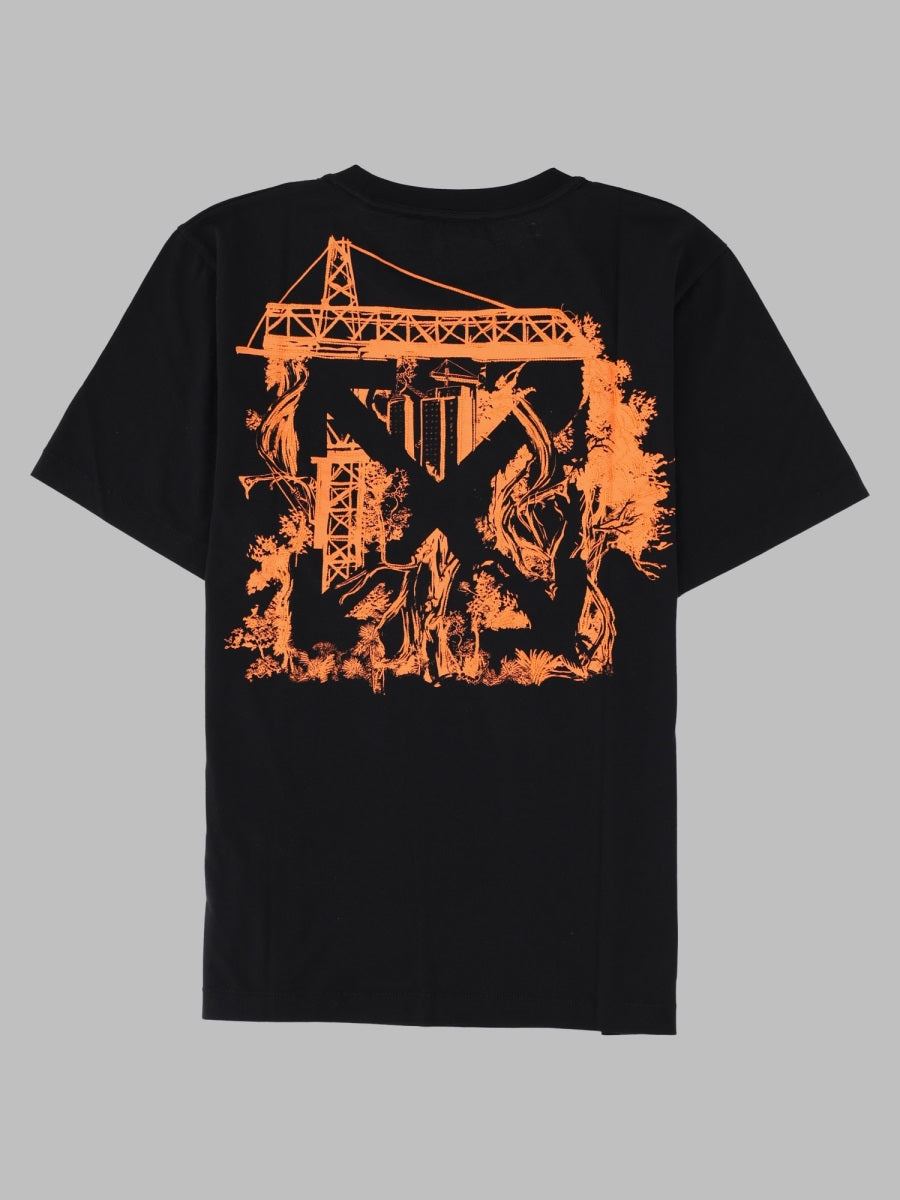 Off-White Men T-Shirt Con Logo E Stampa OFF-WHITE