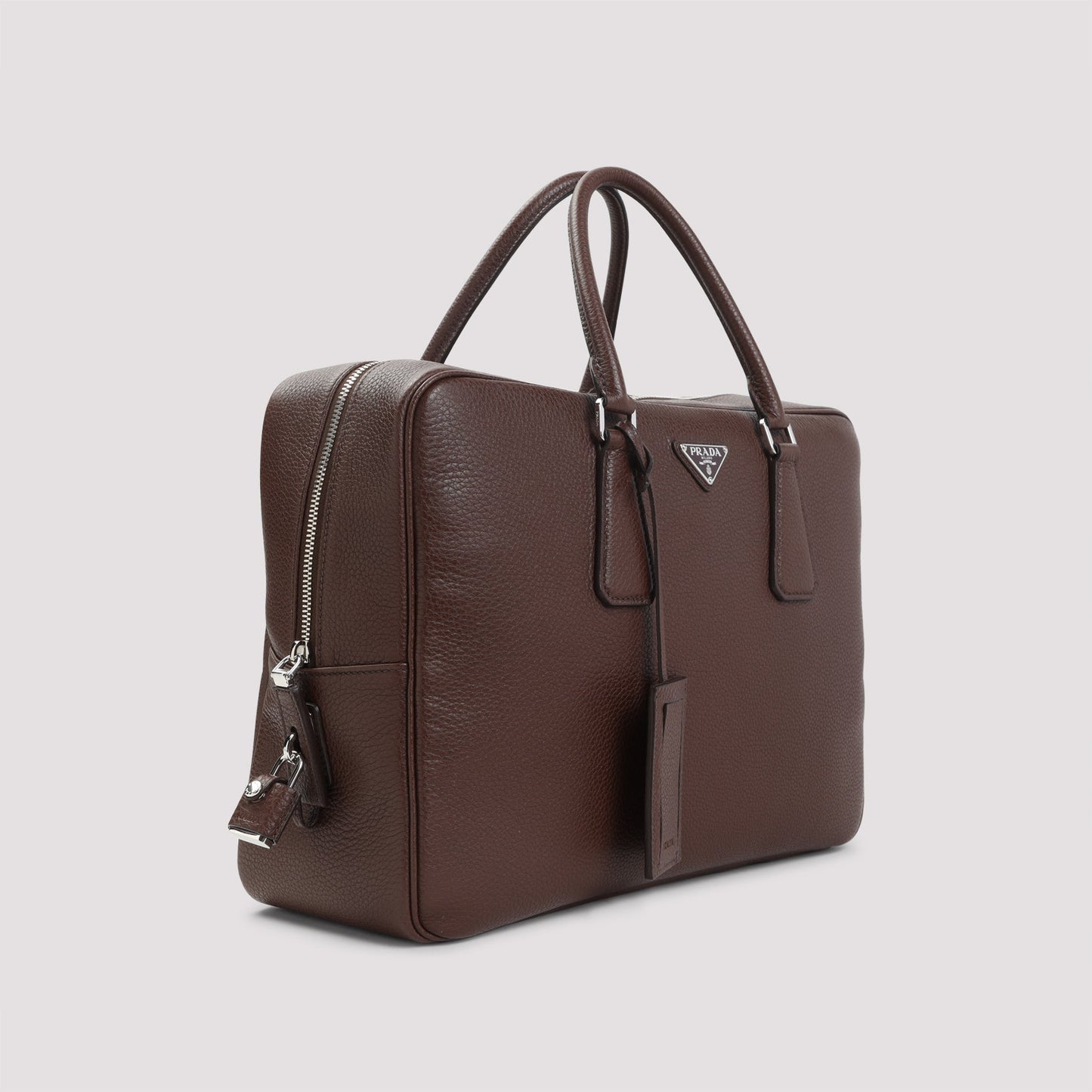 Prada Grained Leather Tote Bag Men PRADA