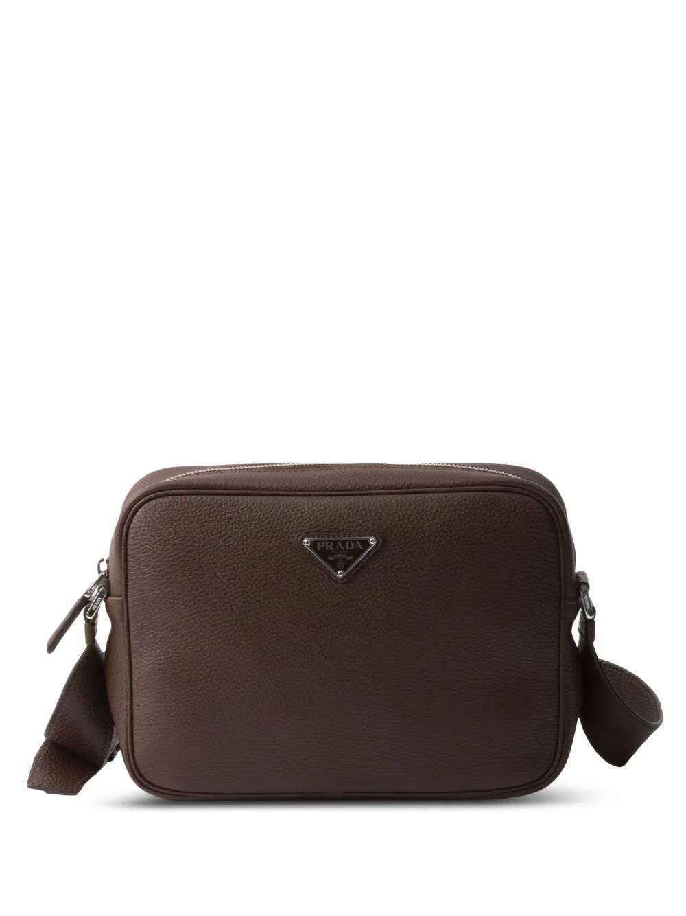 Prada Men Grained Leather Shoulder Bag PRADA