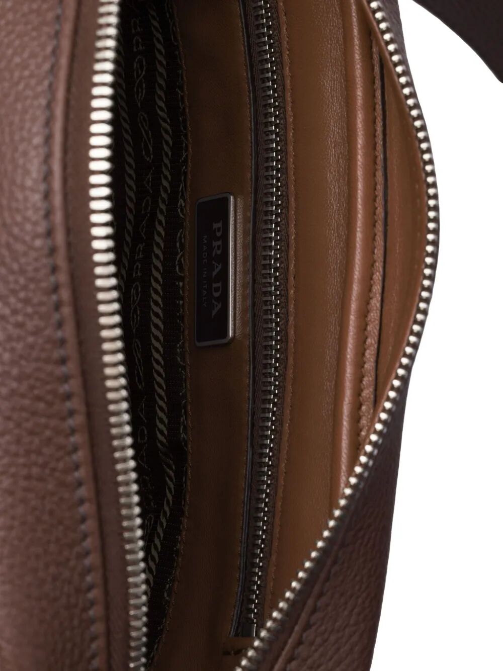 Prada Men Grained Leather Shoulder Bag PRADA