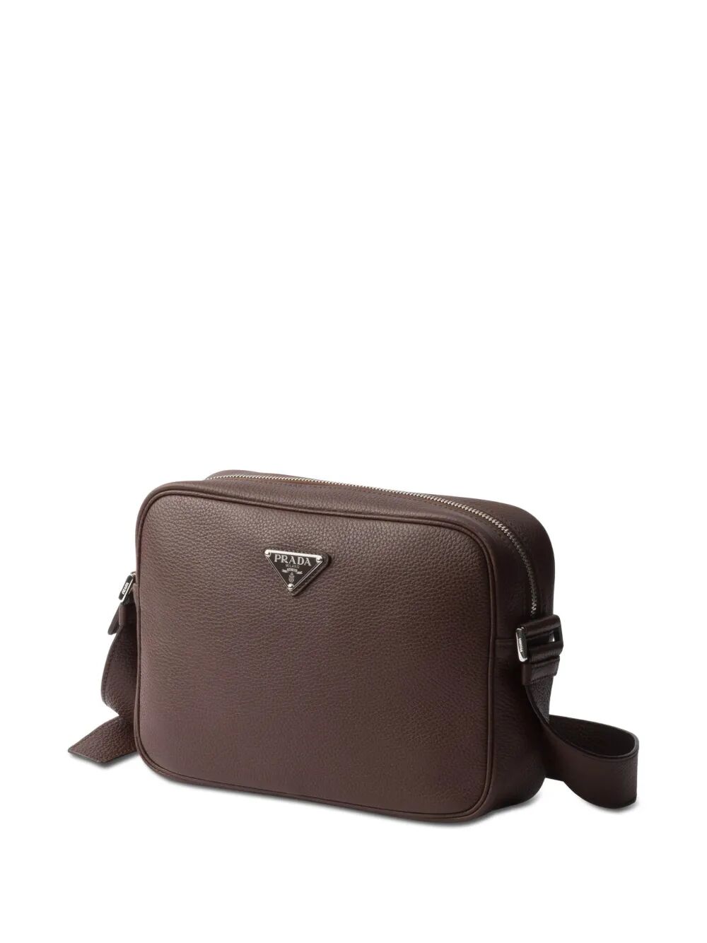 Prada Men Grained Leather Shoulder Bag PRADA
