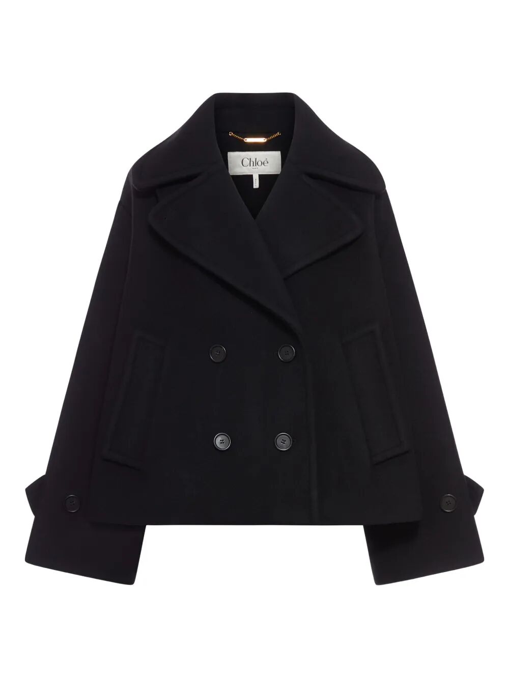 Chloe Women Oversized Wool Short Coat CHLOE
