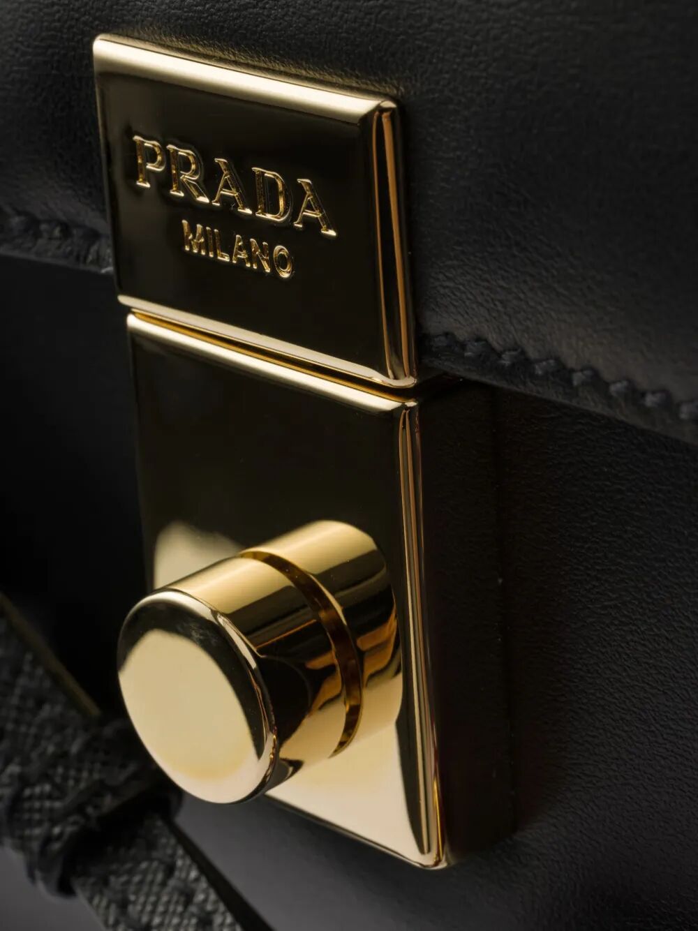 Prada Women Prada Soft Sound Small Leather Shoulder Bag With Charms PRADA