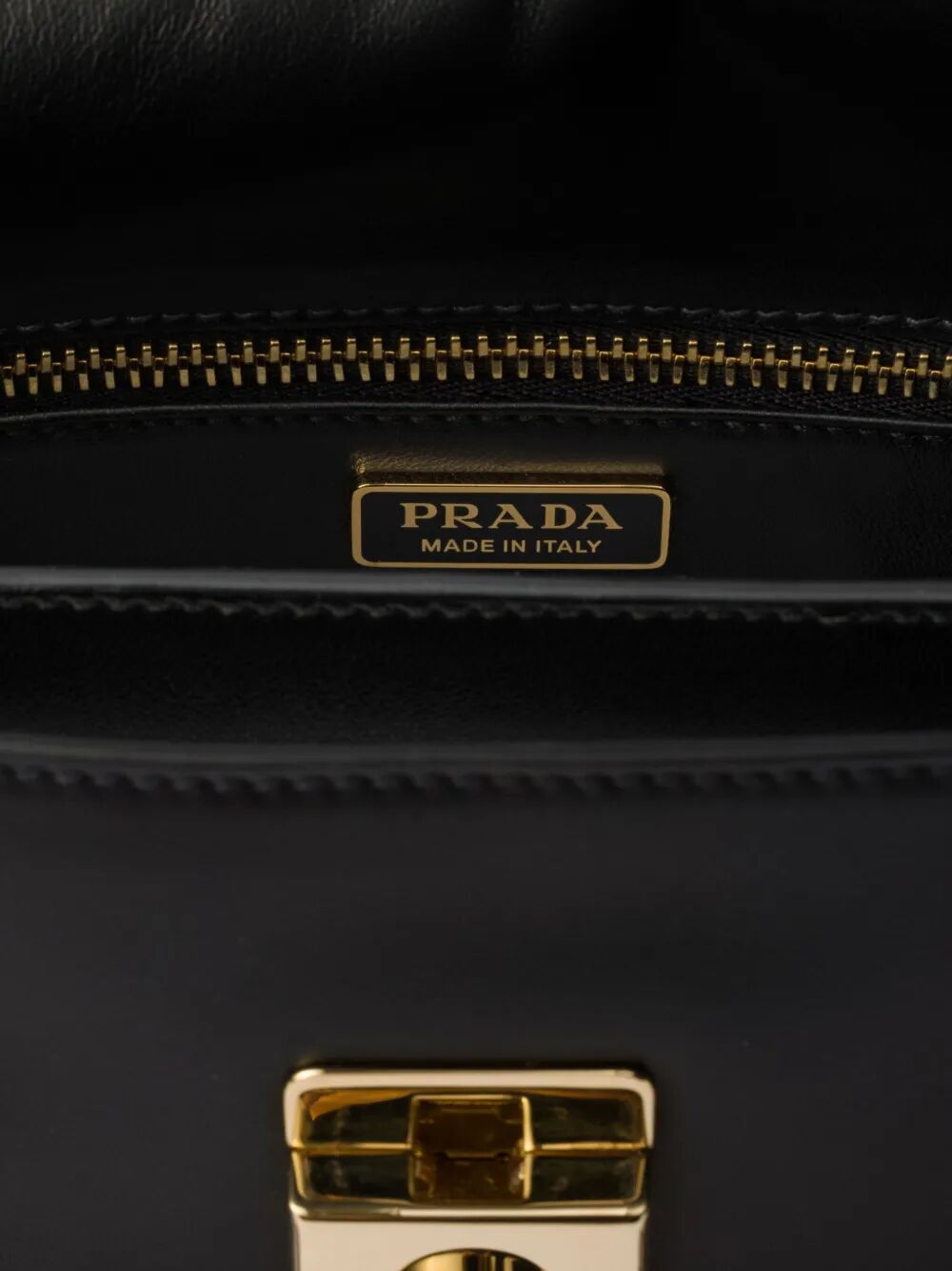 Prada Women Prada Soft Sound Small Leather Shoulder Bag With Charms PRADA