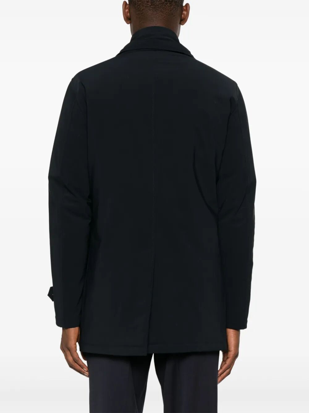 Herno Men Double-Breasted Nylon Down Jacket HERNO