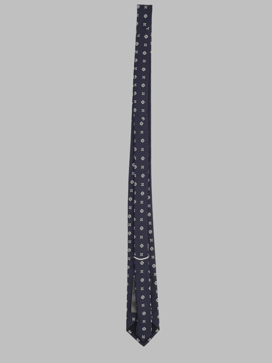 Saint Laurent Men Cravatta In Jacquard Di Seta SAINT LAURENT