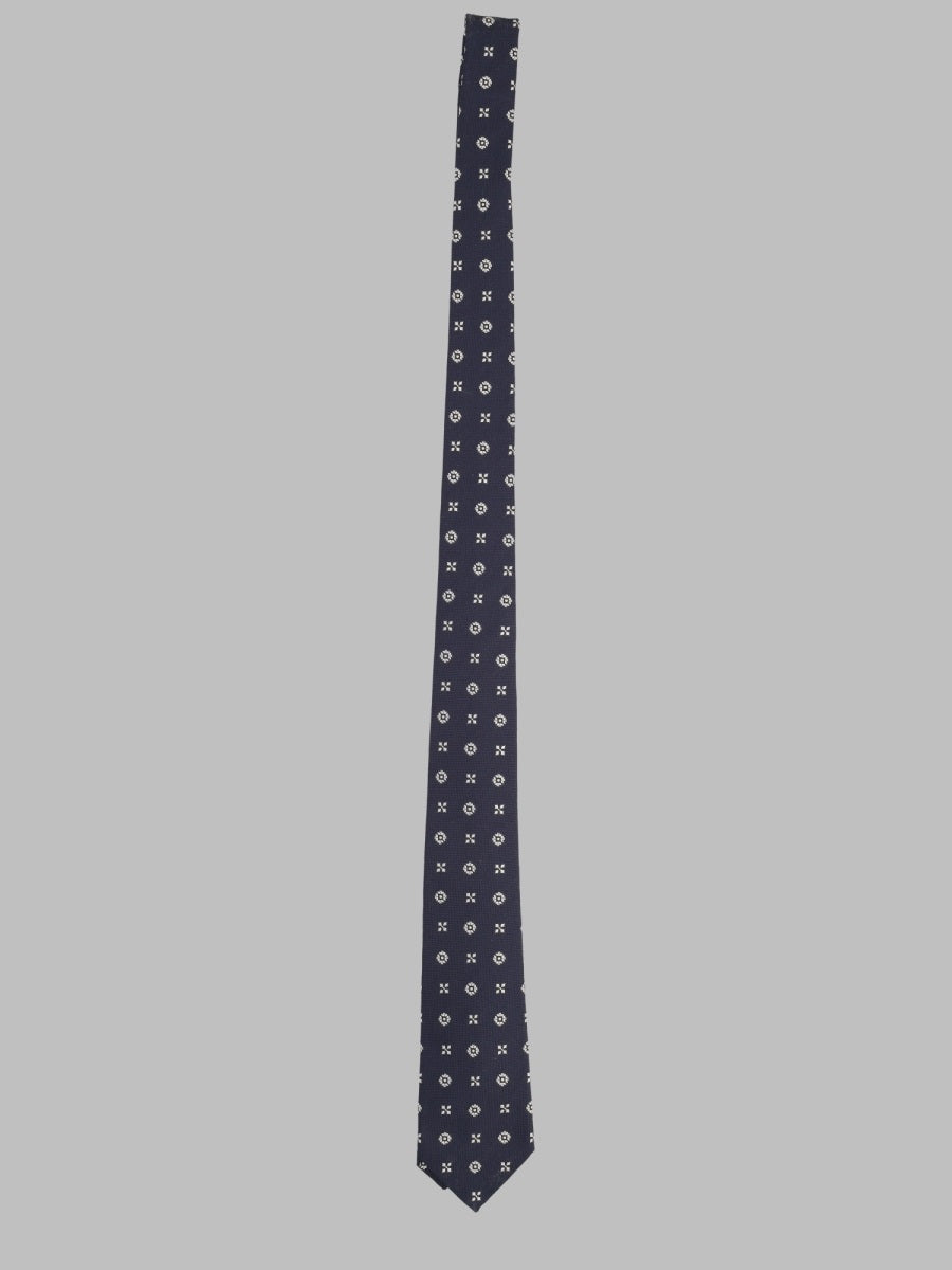 Saint Laurent Men Cravatta In Jacquard Di Seta SAINT LAURENT