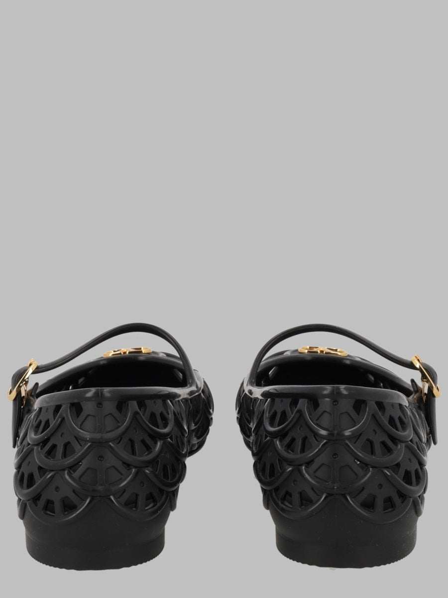 Valentino Garavani Women Ballerina "Ondette" Con Motivo Scallops VALENTINO GARAVANI