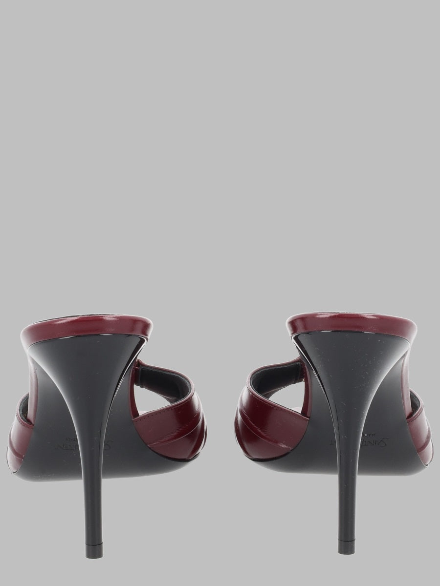 Saint Laurent Women Mule "Babylone" In Pelle Liscia SAINT LAURENT