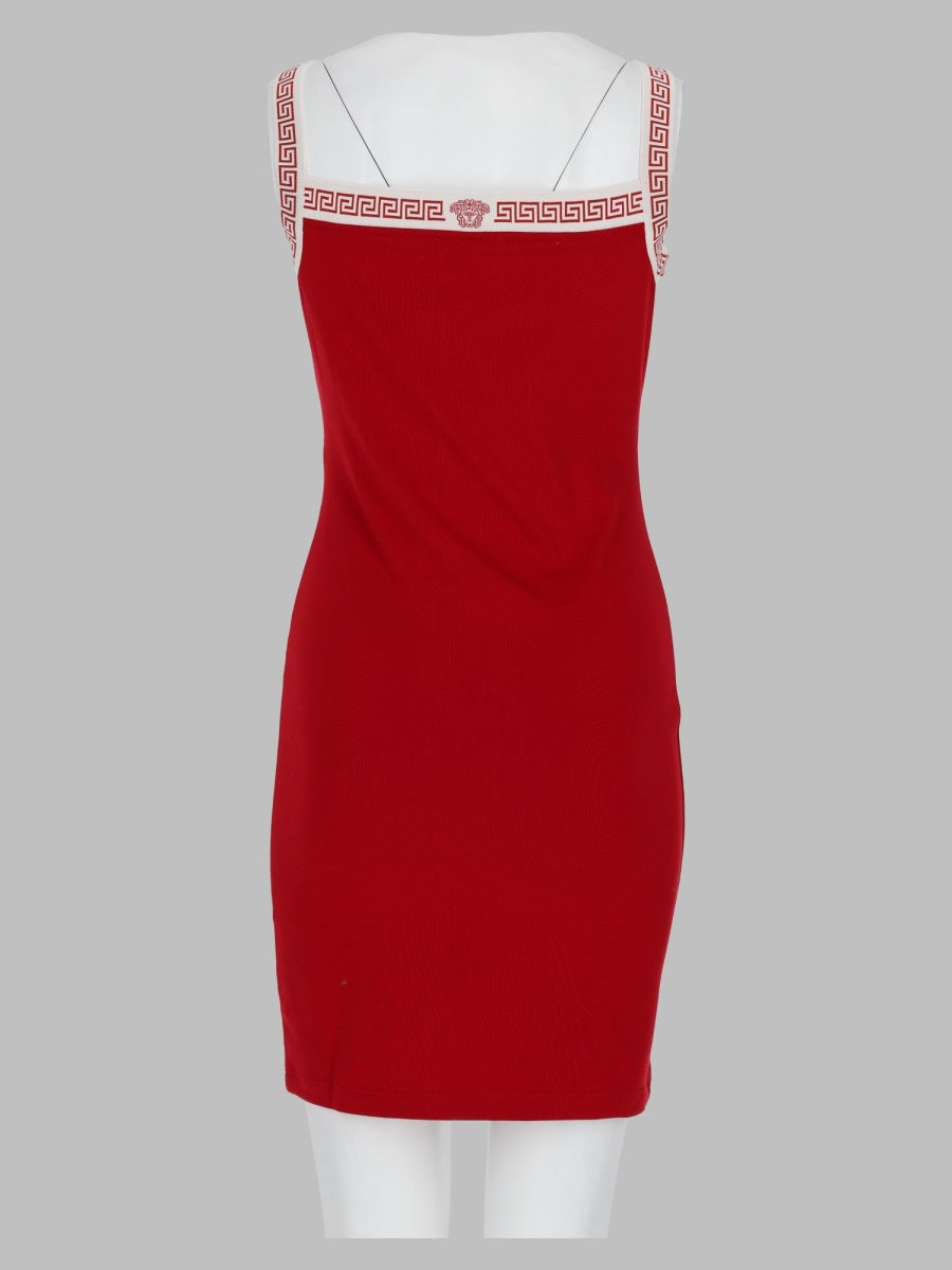 Versace Women Abito Con Motivo Jacquard VERSACE