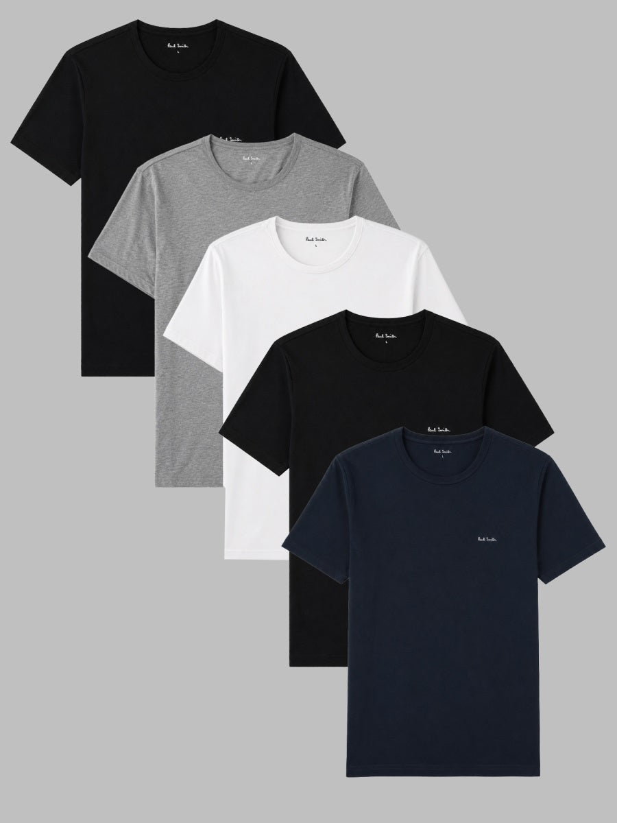 Paul Smith Men 5-Pack T-Shirt In Cotone PAUL SMITH