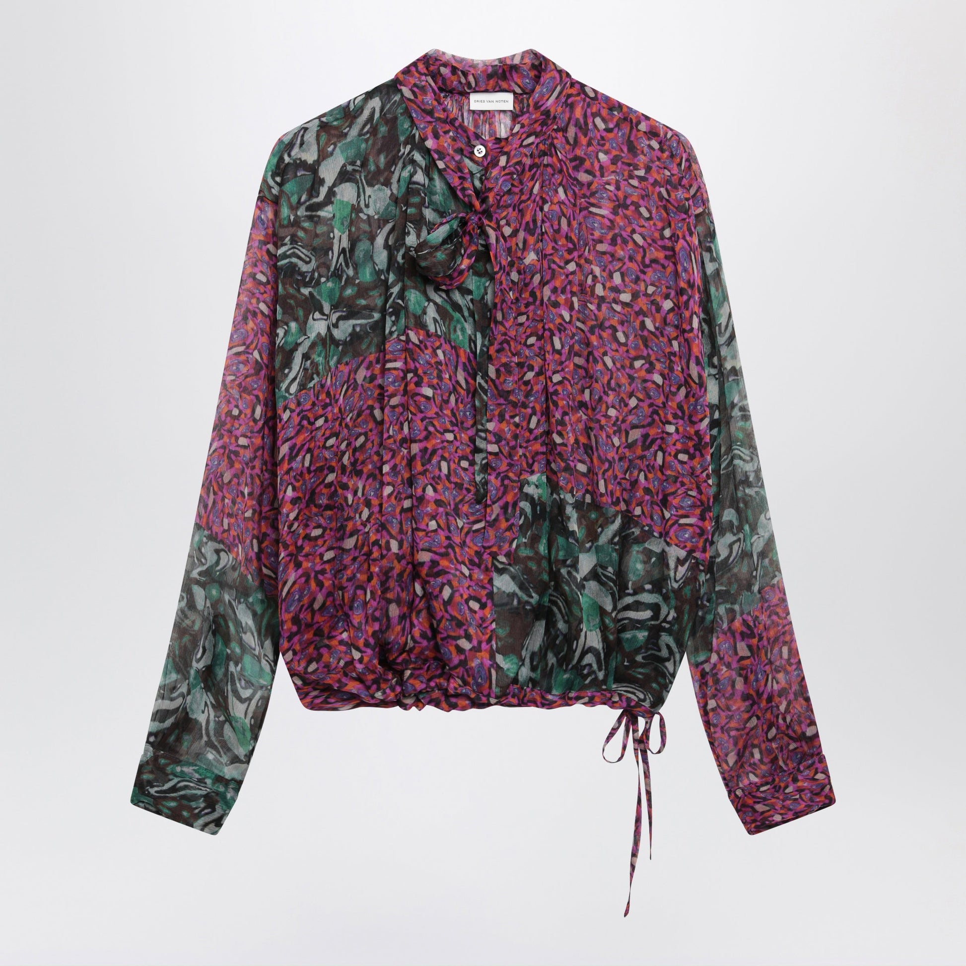 Dries Van Noten Multicolored Silk Blouse Women DRIES VAN NOTEN