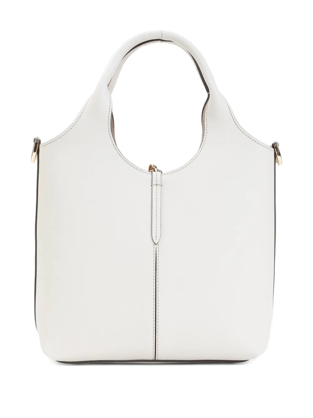 Tod's Women Leather Mini Tote Bag With Branded Metal Bar Accessory TOD'S