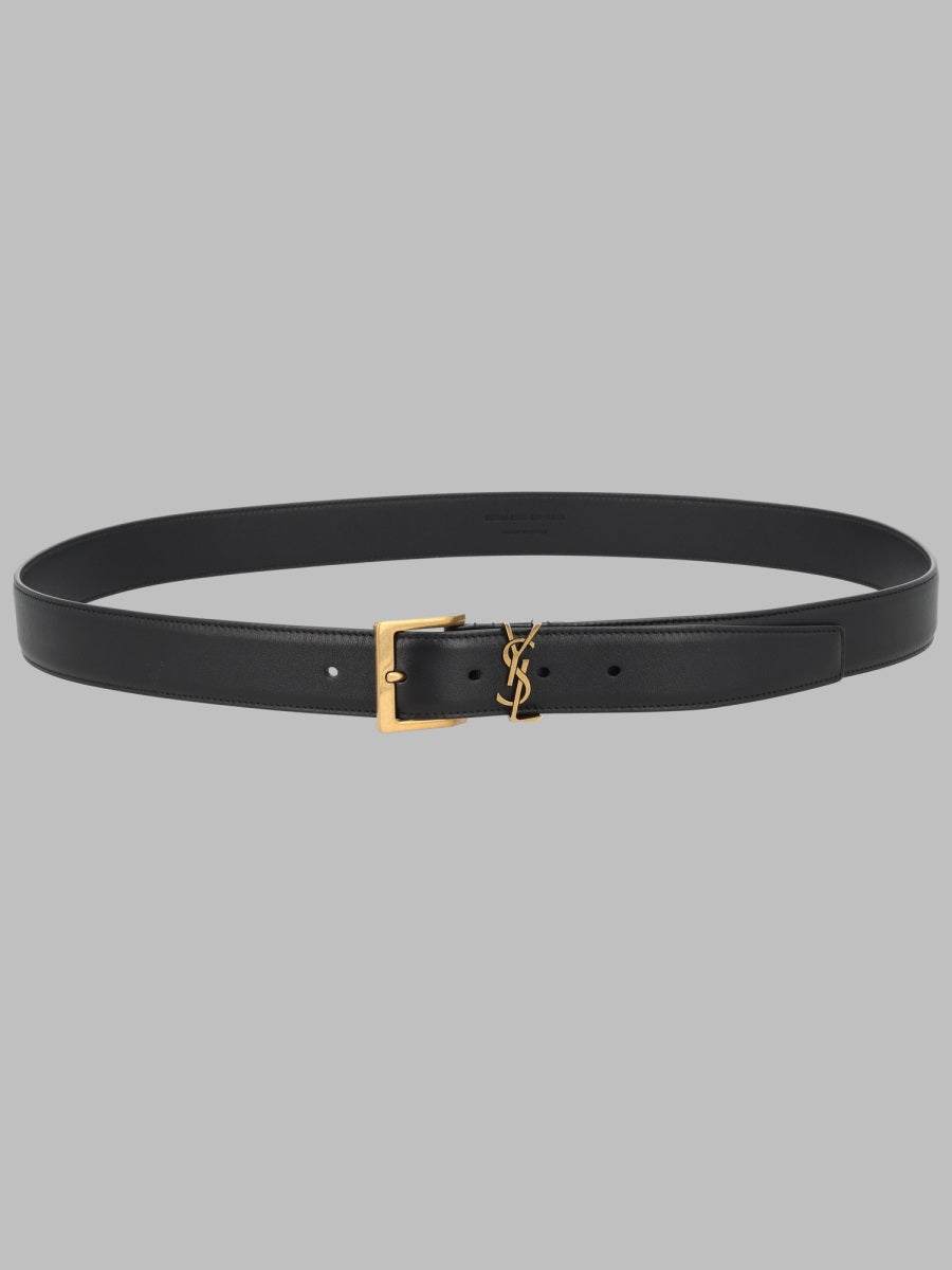 Saint Laurent Men Cintura Cassandre SAINT LAURENT