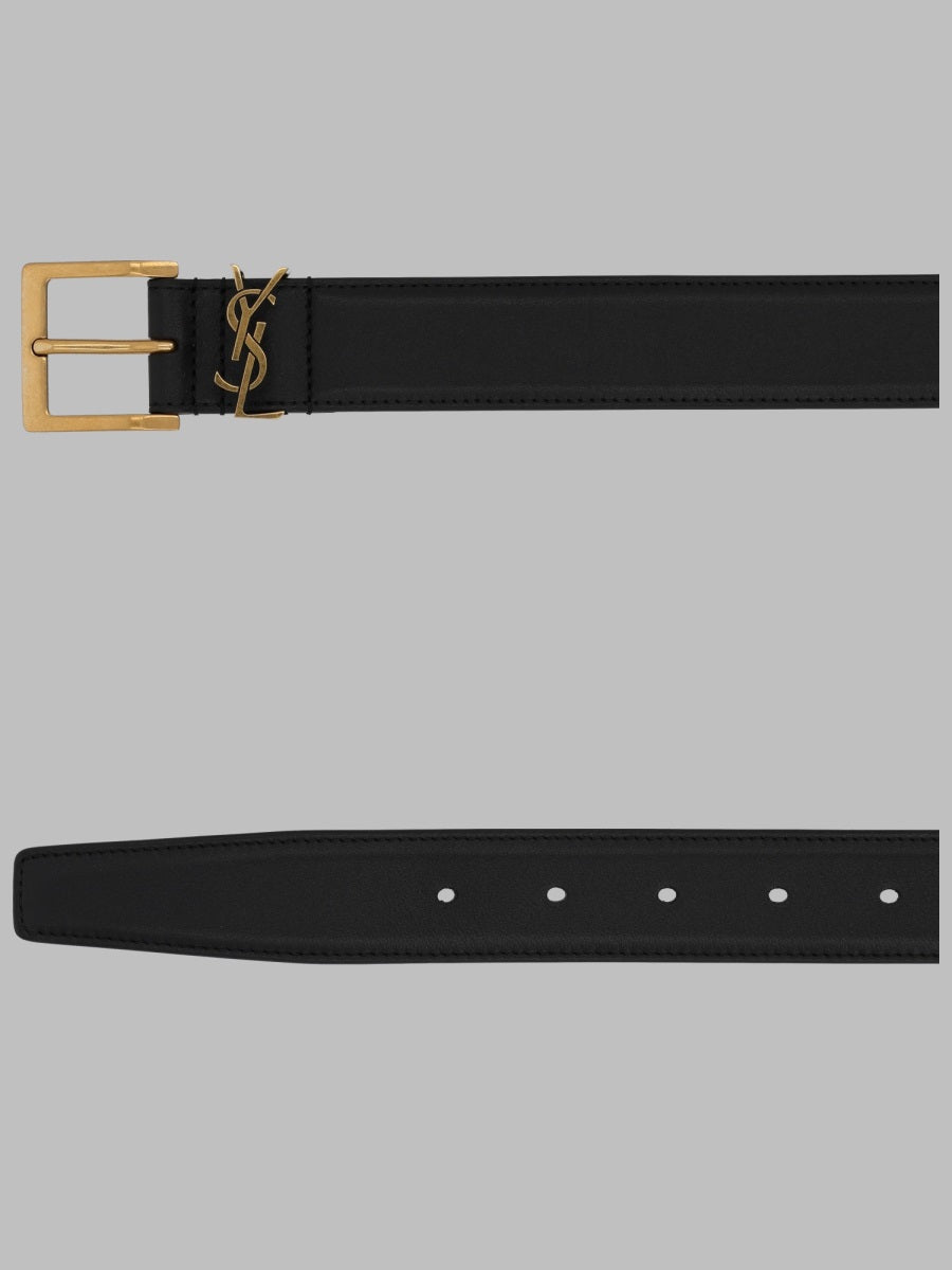 Saint Laurent Men Cintura Cassandre SAINT LAURENT