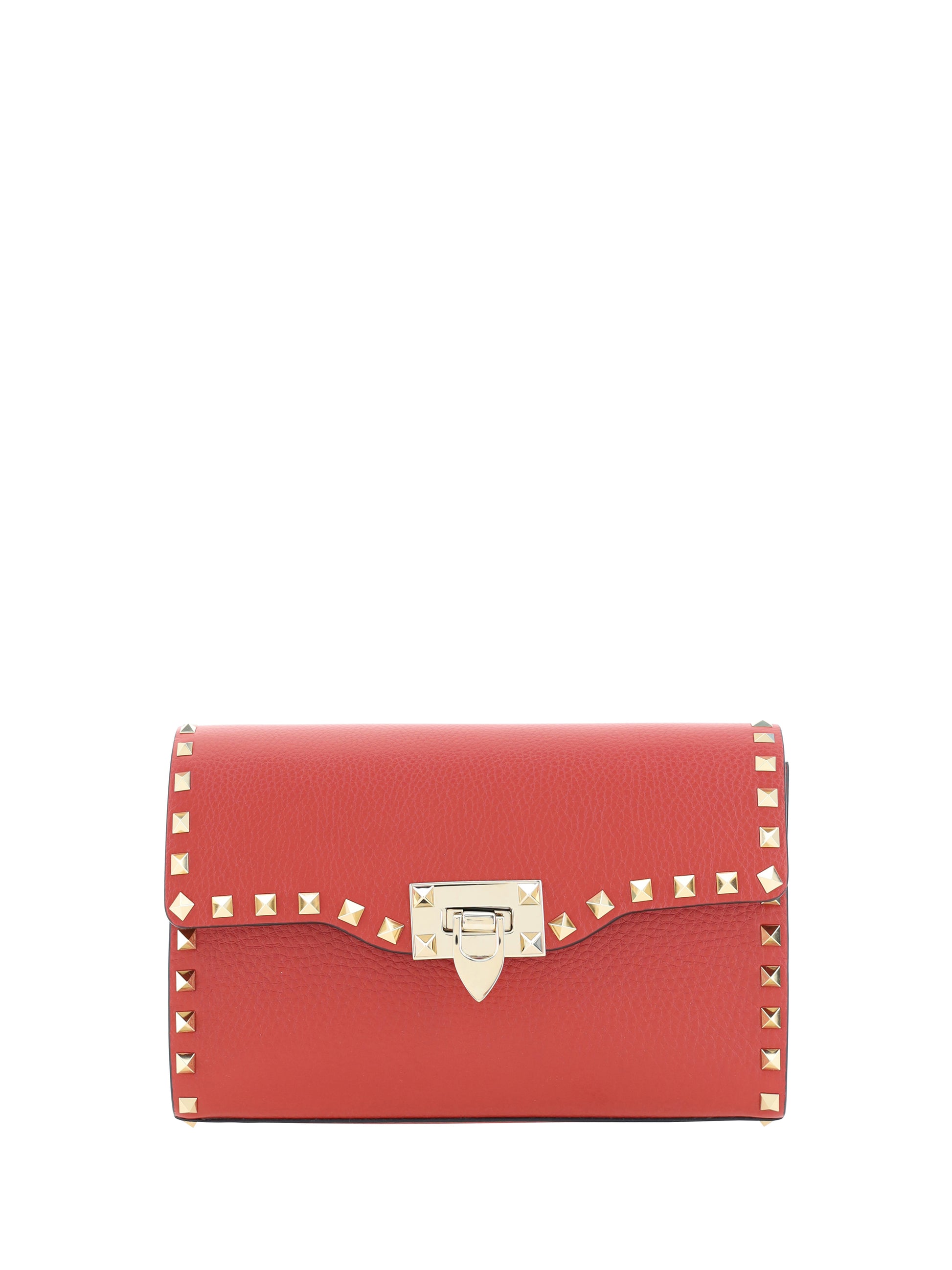 Valentino Garavani Women Small Rockstud Grained Calfskin Shoulder Bag VALENTINO GARAVANI