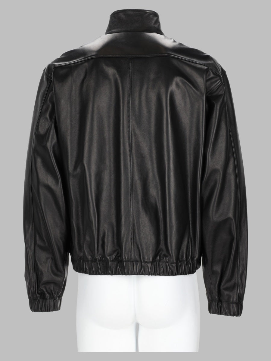 Saint Laurent Men Giacca Cassandre In Pelle SAINT LAURENT