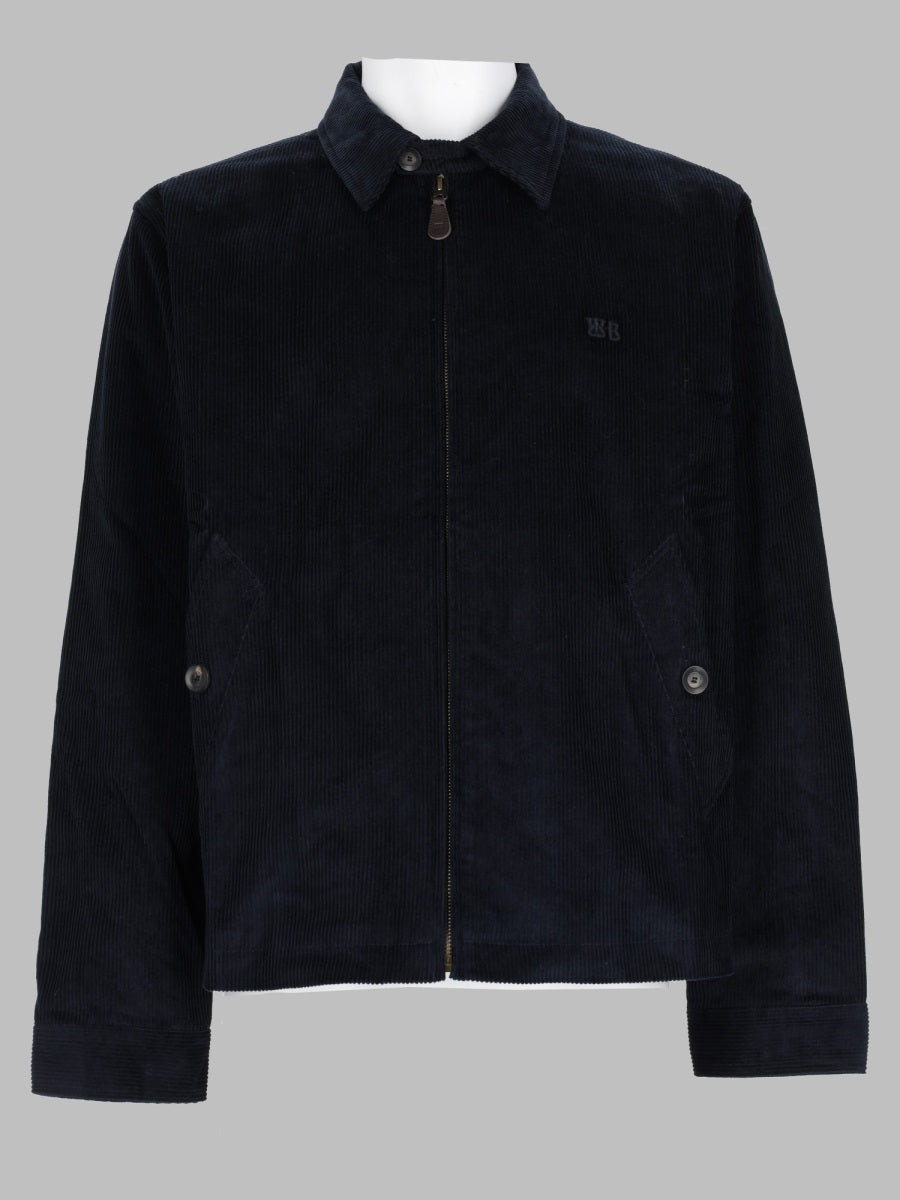 Wales Bonner Men Giacca "Drew" A Coste Con Zip WALES BONNER