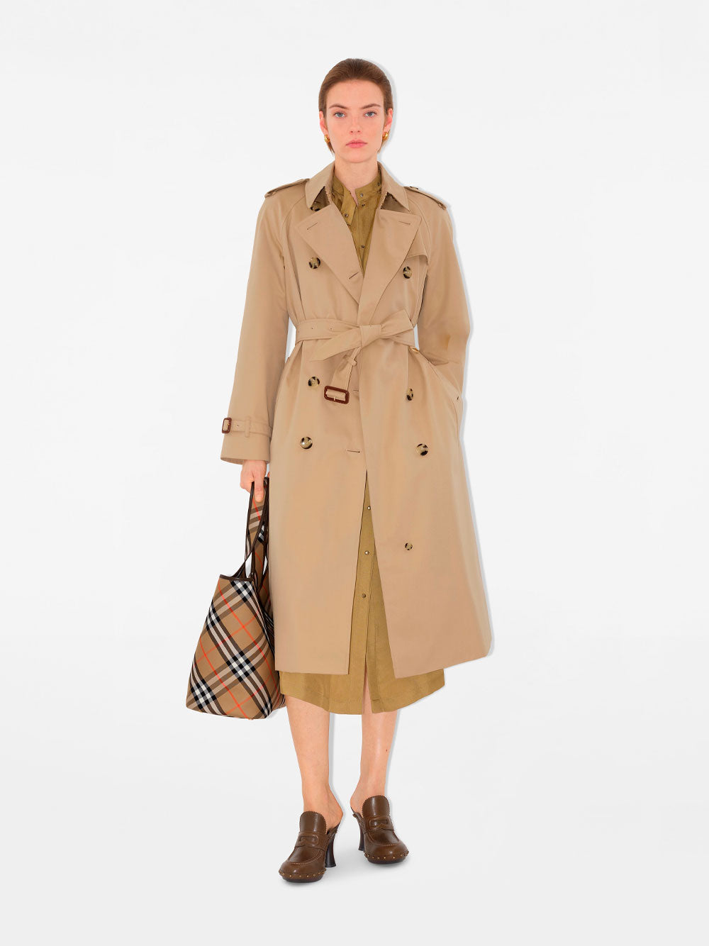 Burberry Women Long Waterloo Heritage Trench Coat BURBERRY