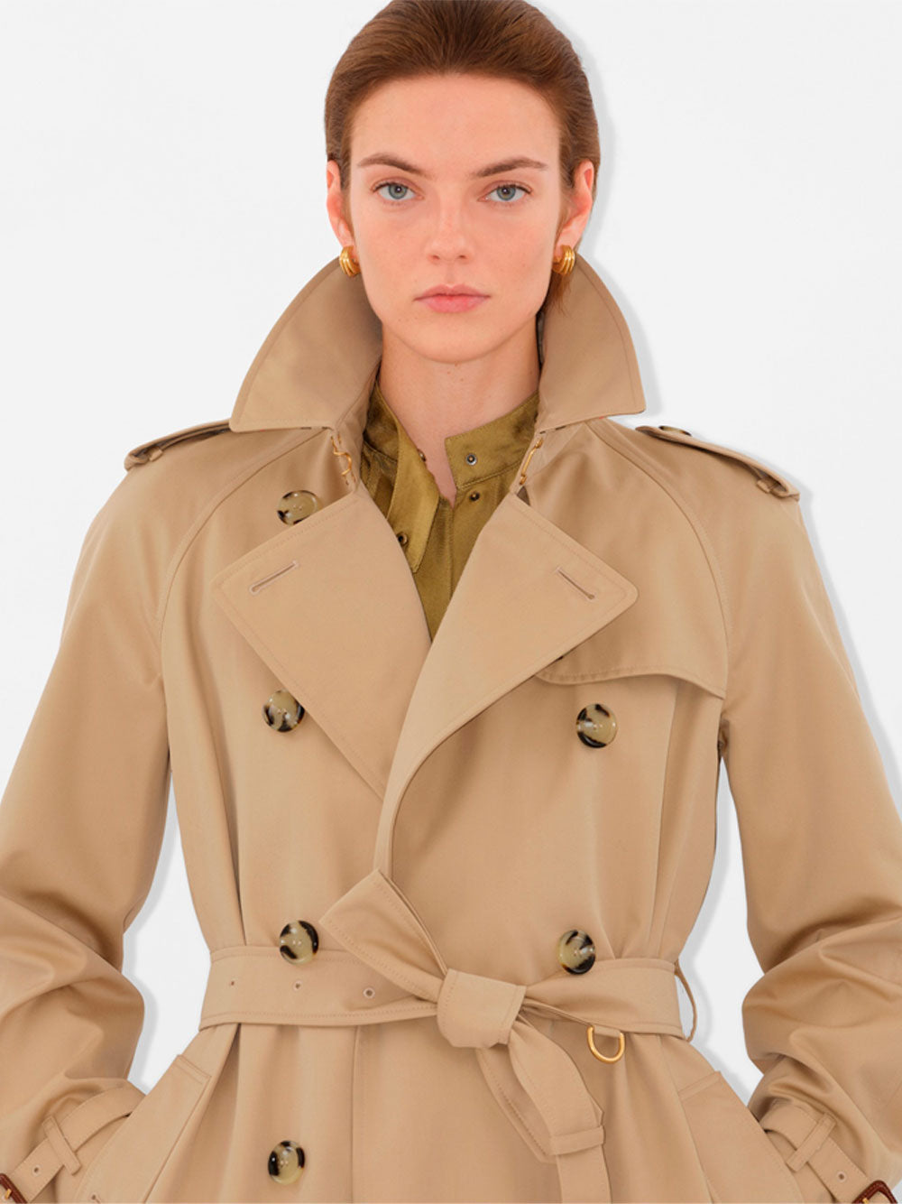 Burberry Women Long Waterloo Heritage Trench Coat BURBERRY