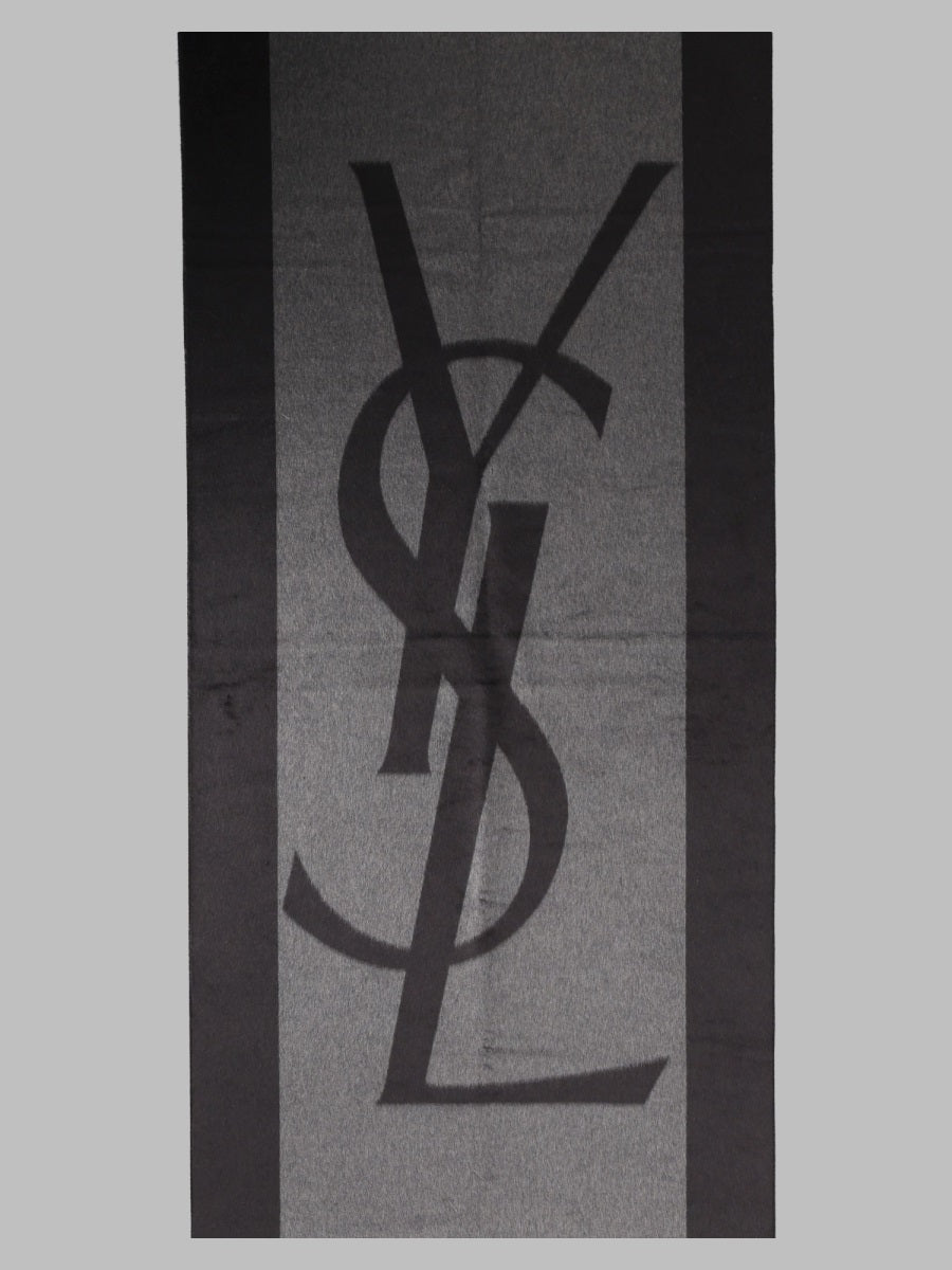 Saint Laurent Women Sciarpa Cassandre In Jacquard Di Seta SAINT LAURENT